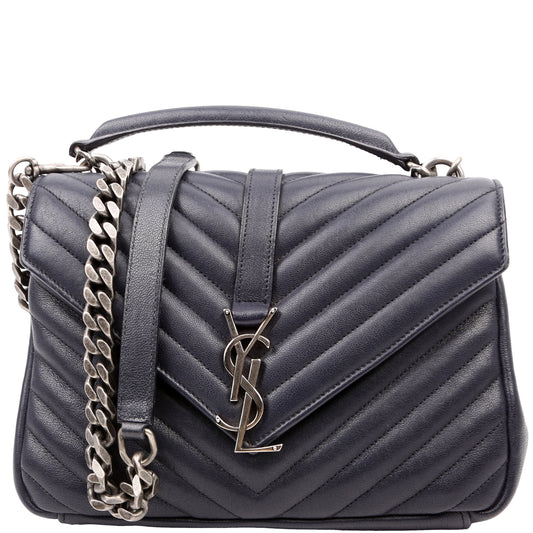 Saint Laurent College Medium 428056 Navy Bag