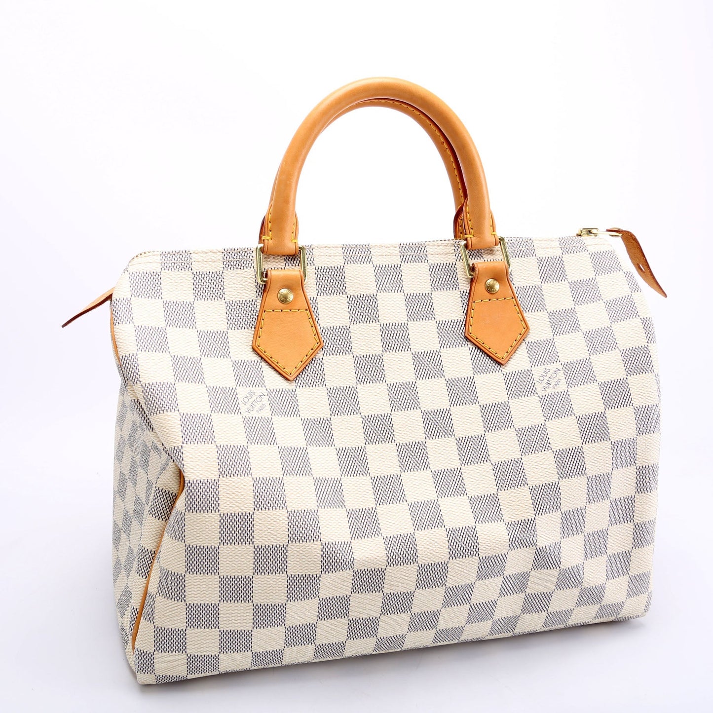 Louis Vuitton Speedy 30 Azur White