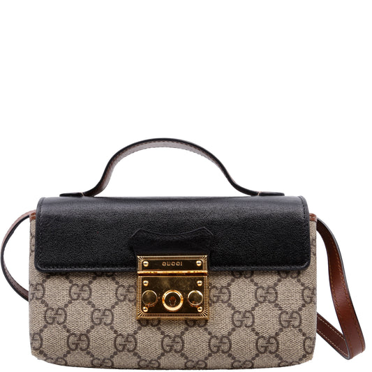 Gucci 652683 Padlock Mini GG Supreme Bag