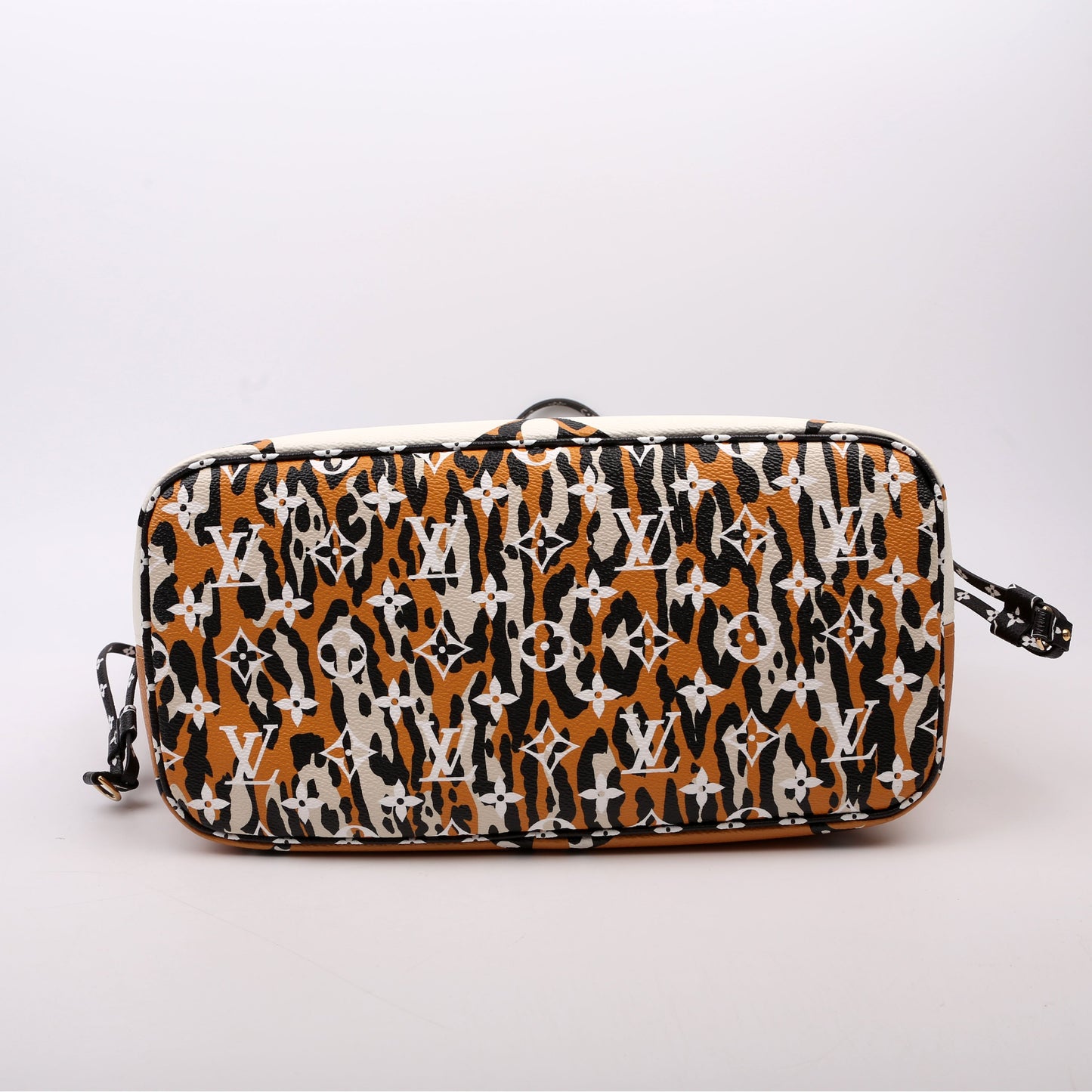 Louis Vuitton Neverfull With Wallet MM Jungle Ivory/Brown