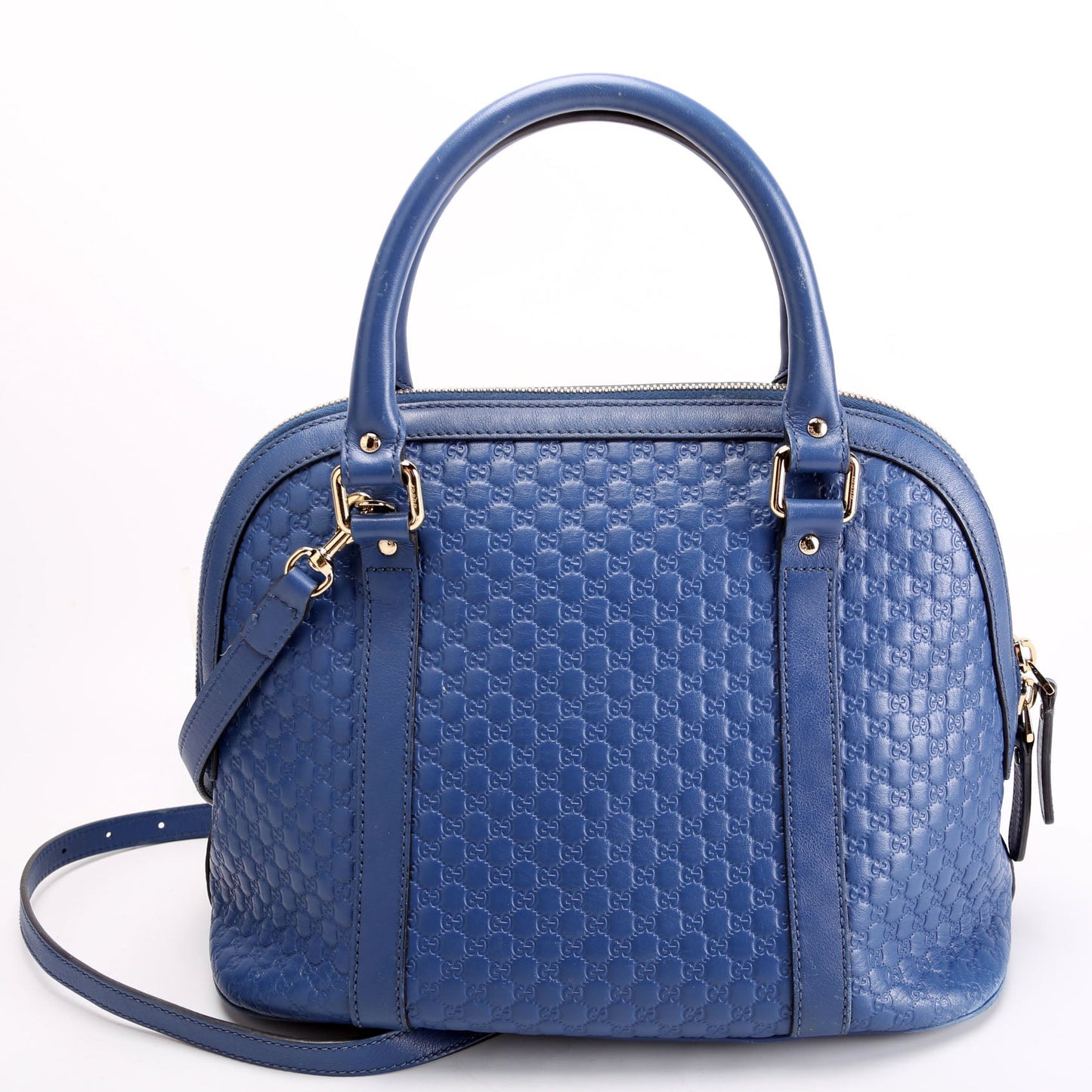 Gucci Dome Medium Blue Bag