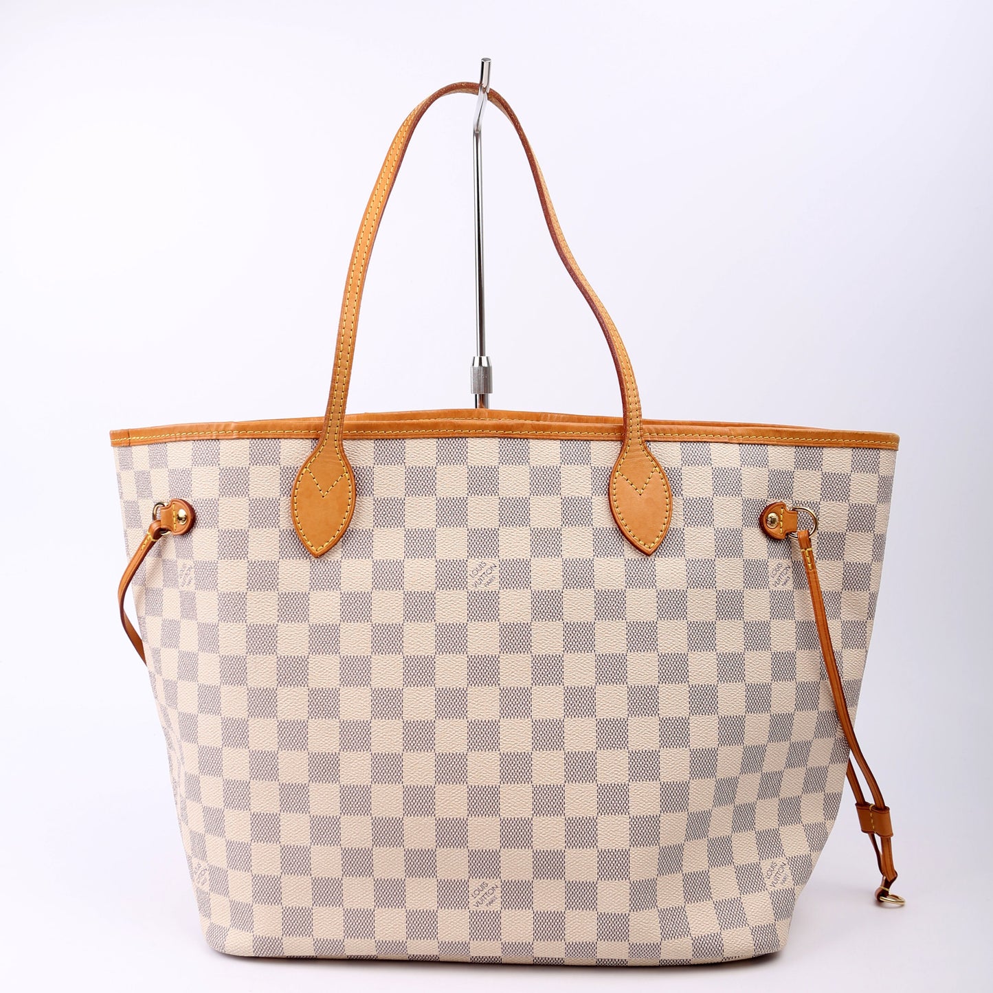 Louis Vuitton Neverfull With Wallet MM Damier Azur