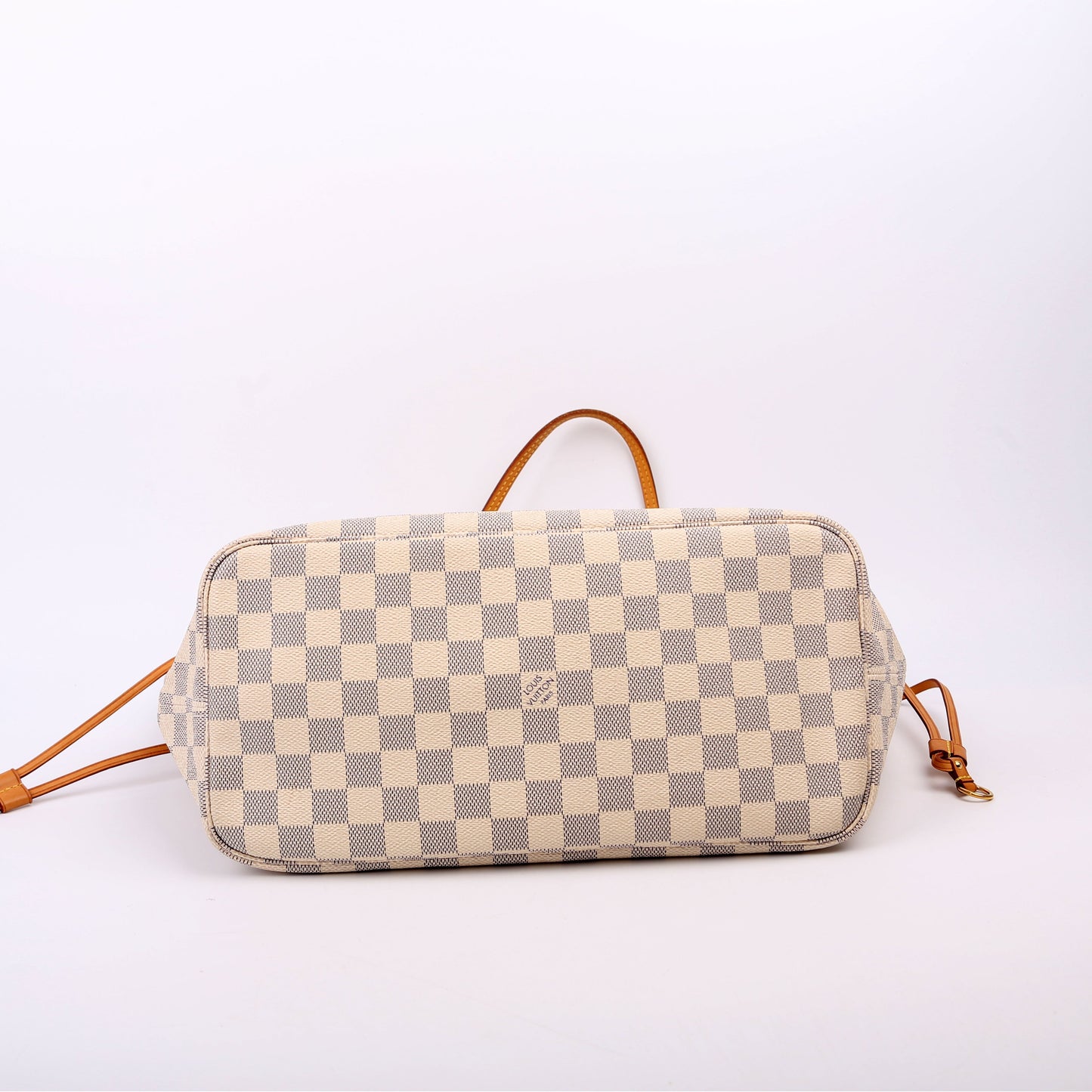 Louis Vuitton Neverfull With Wallet MM Damier Azur