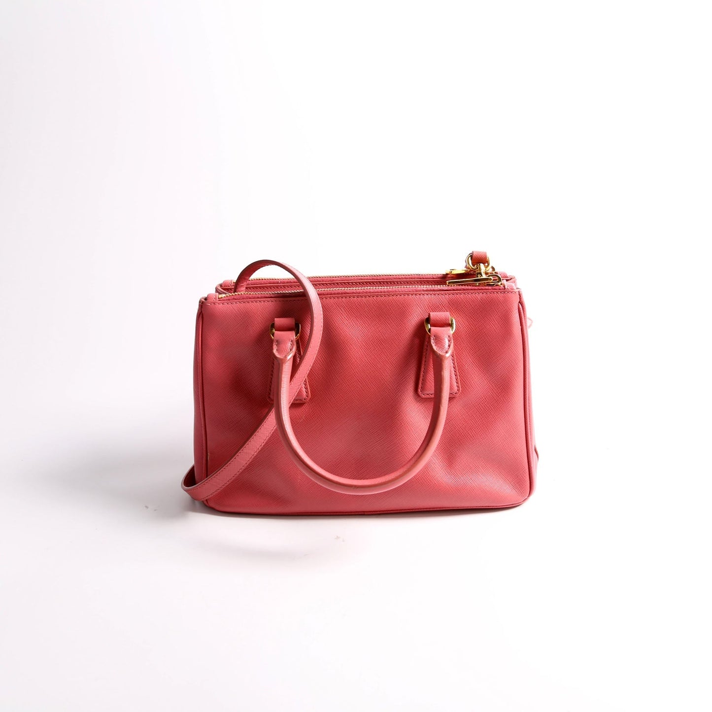 Prada Saffiano Galleria Small Pink Bag