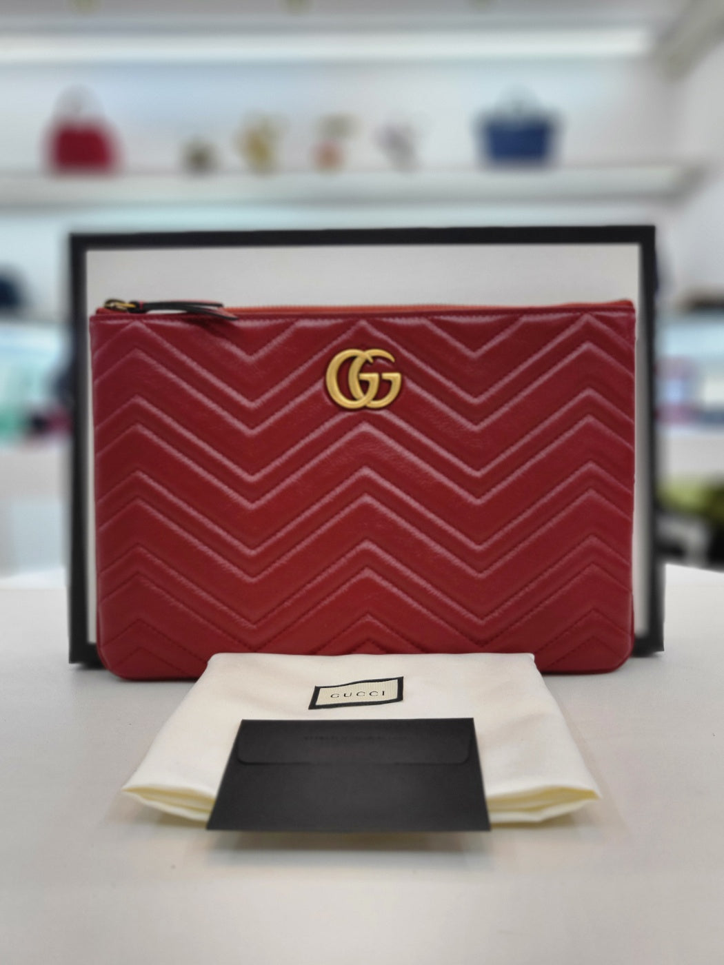 Gucci Leather Mini Clutch