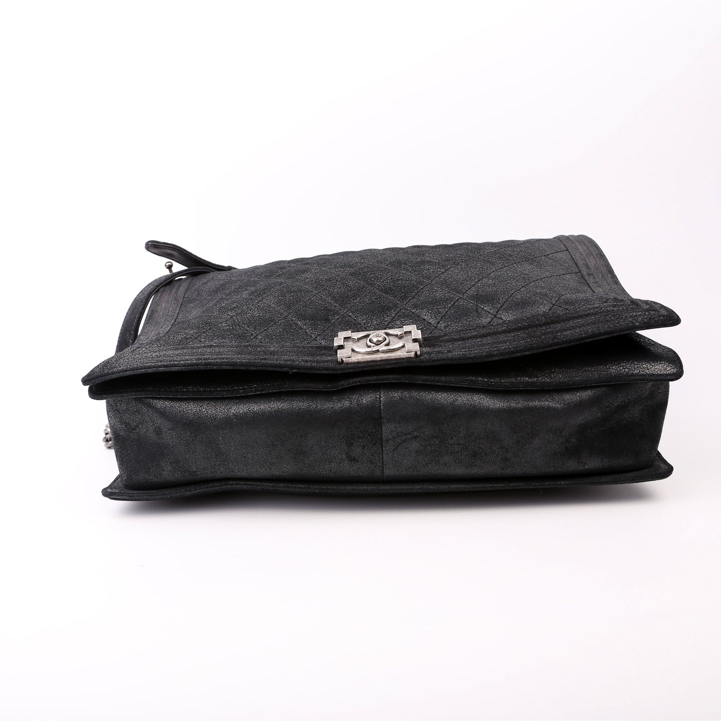 Chanel Boy Gentle XL Shimmer Calfskin Black Bag