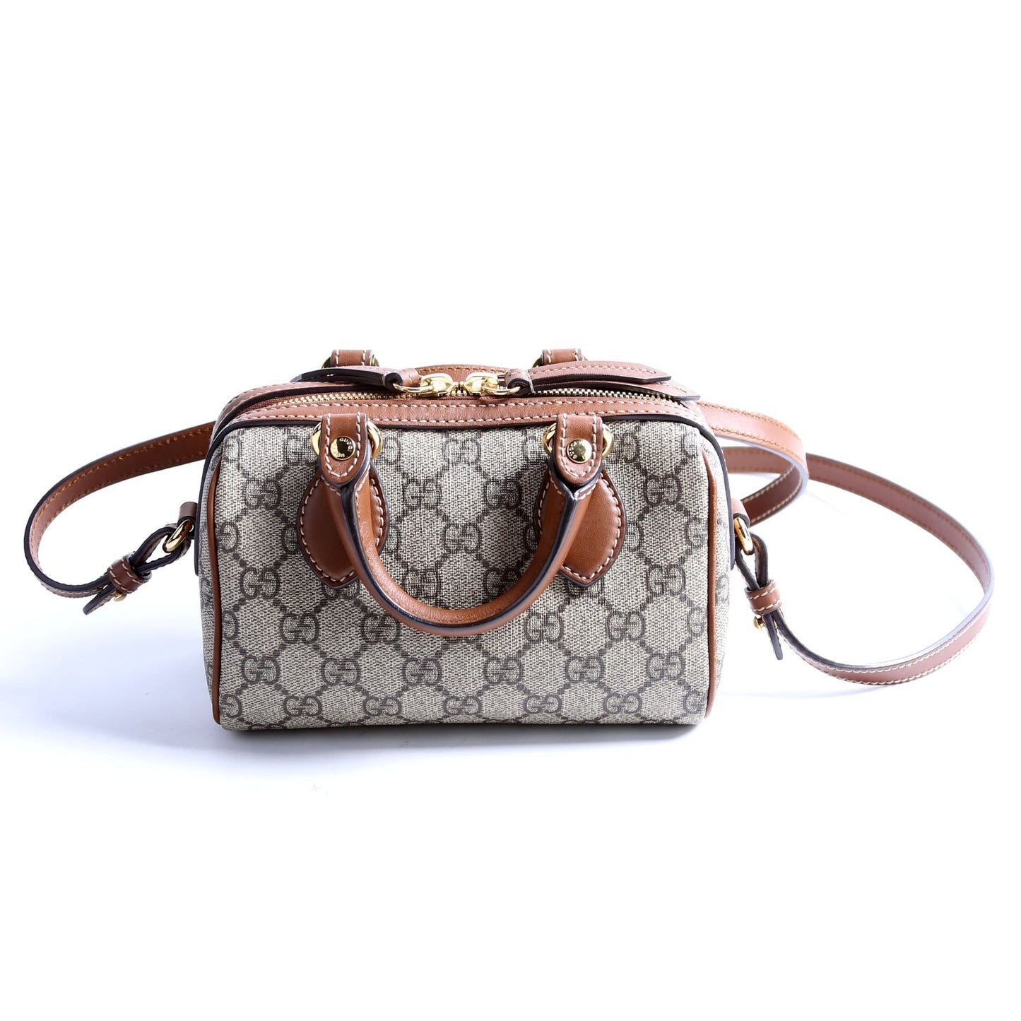 Gucci 432123 GG Supreme Mini Boston Bag