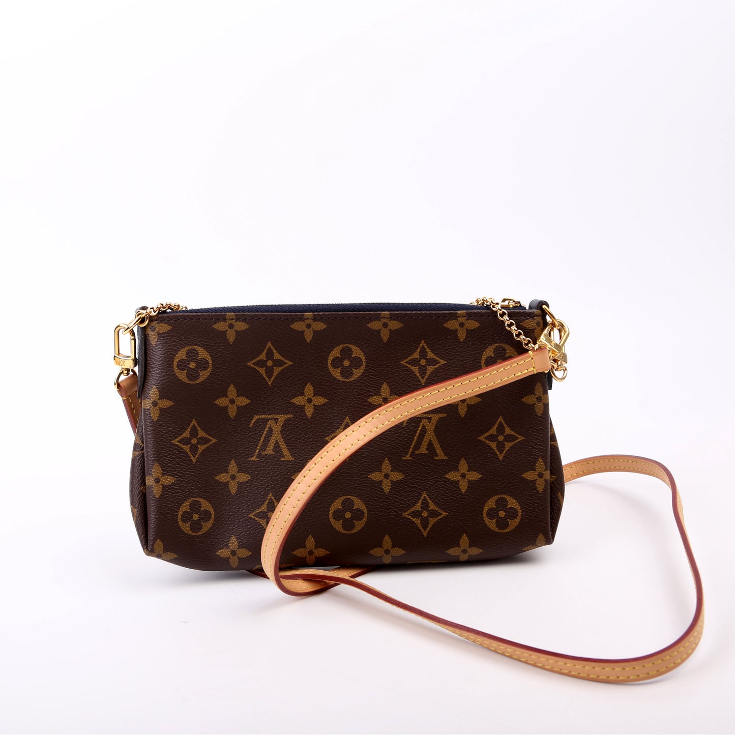 Louis Vuitton Pallas Clutch Monogram Navy