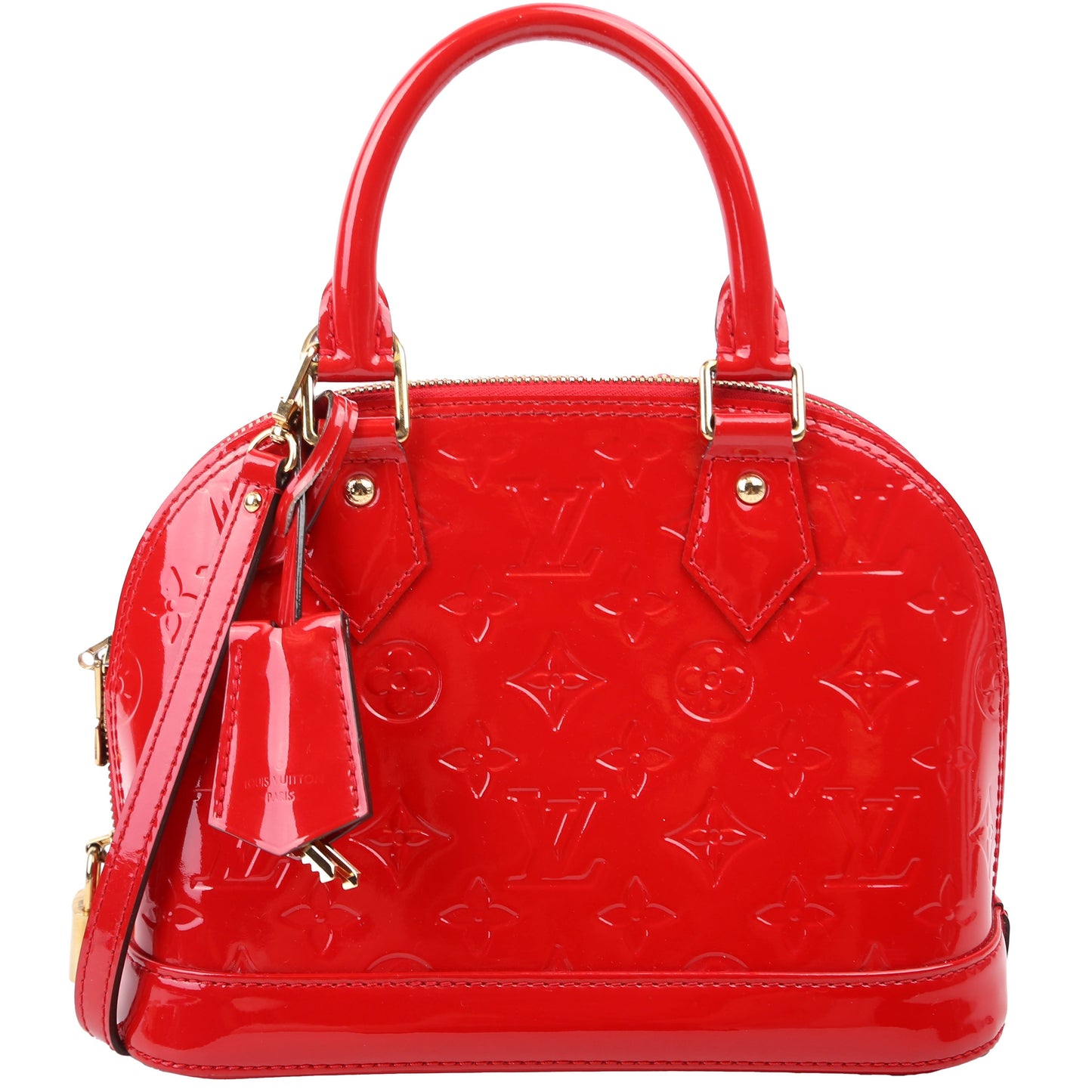 Louis Vuitton Alma BB Vernis Red