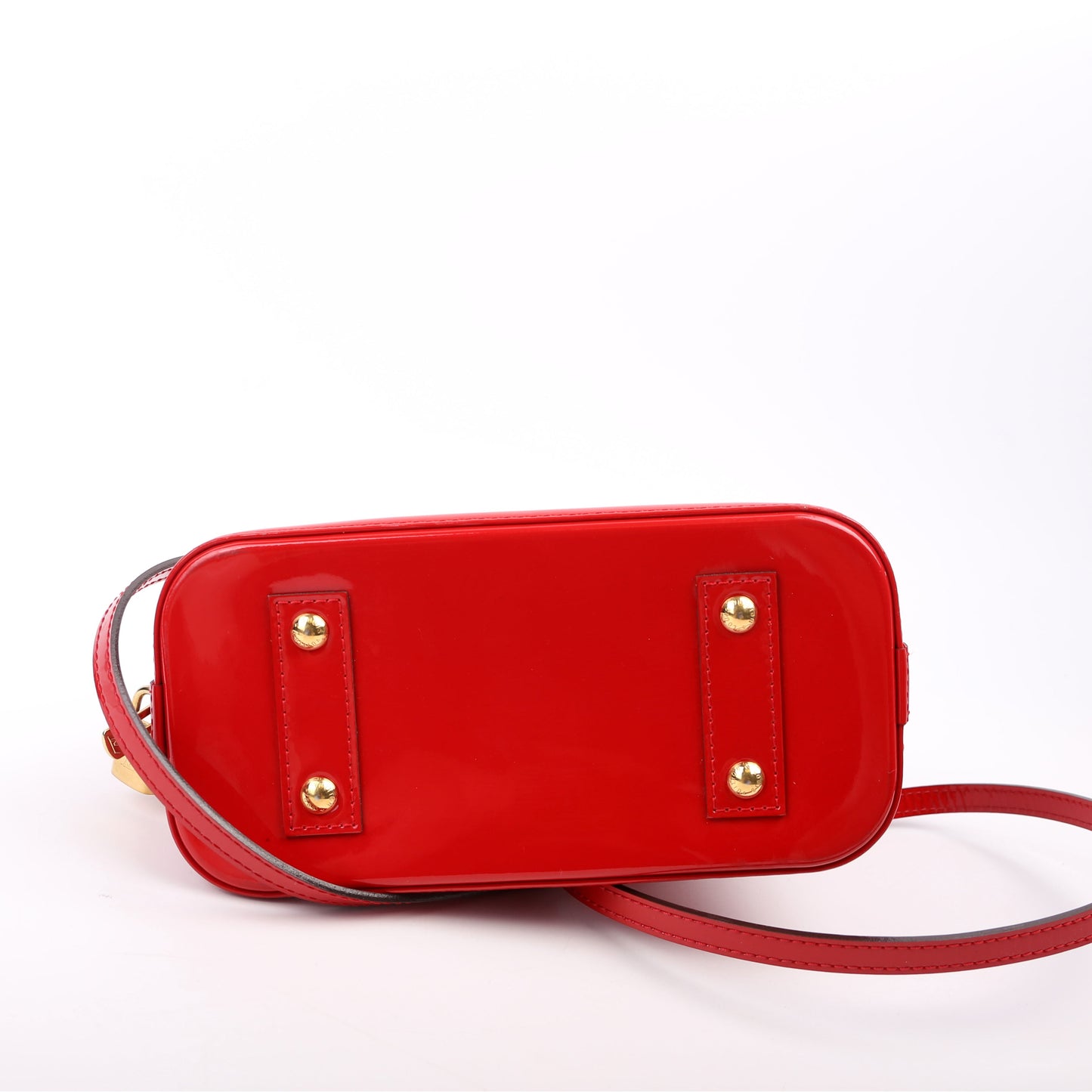 Louis Vuitton Alma BB Vernis Red