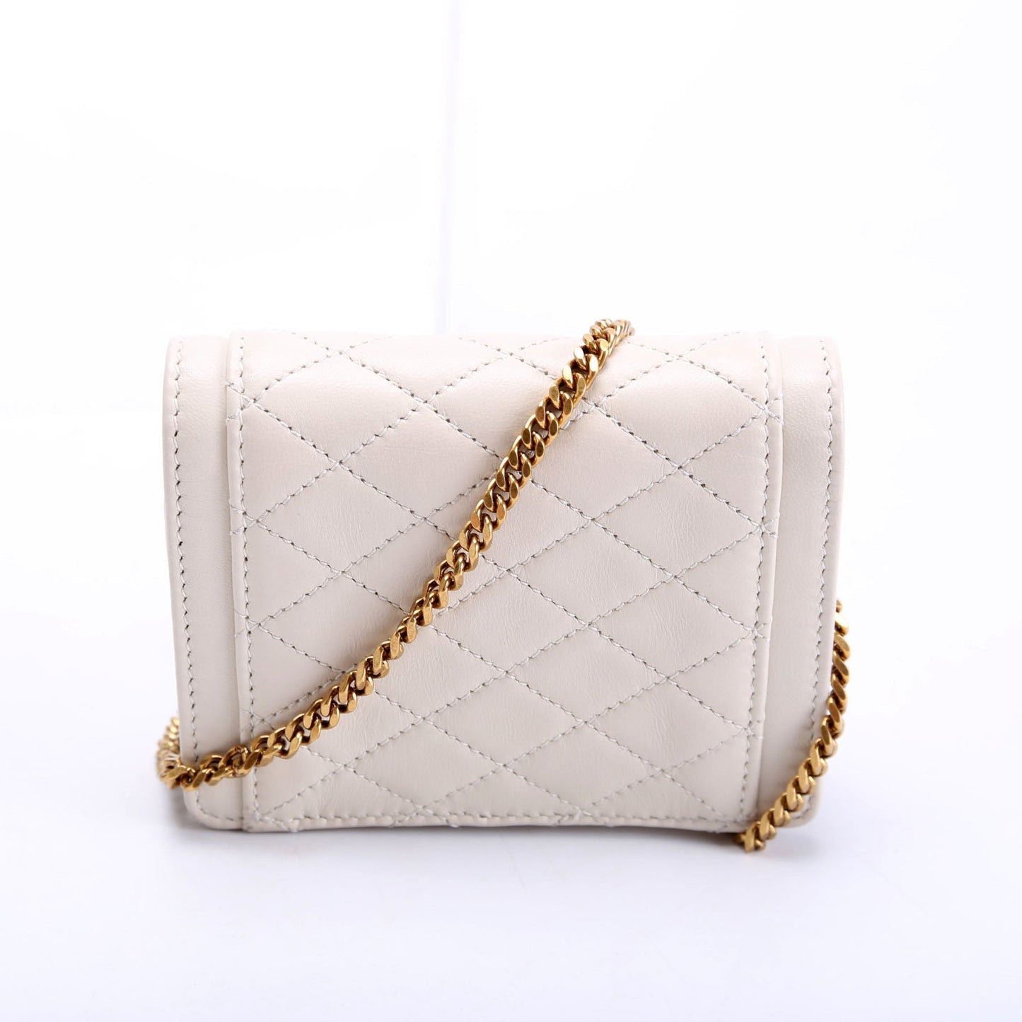 Saint Laurent Gaby Crossbody Micro 685612 Ivory Bag