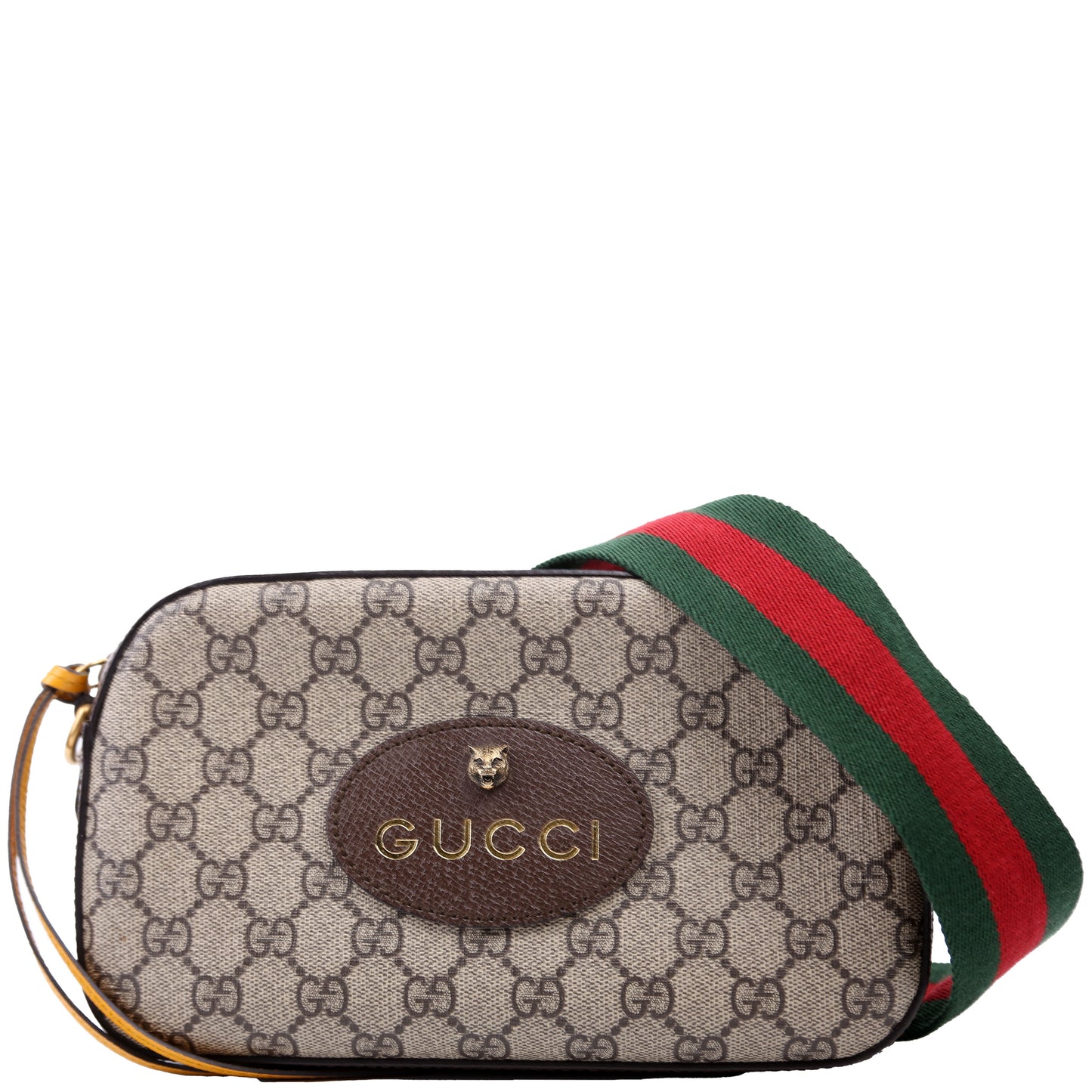 Gucci 476466 GG Supreme Messenger Brown Bag