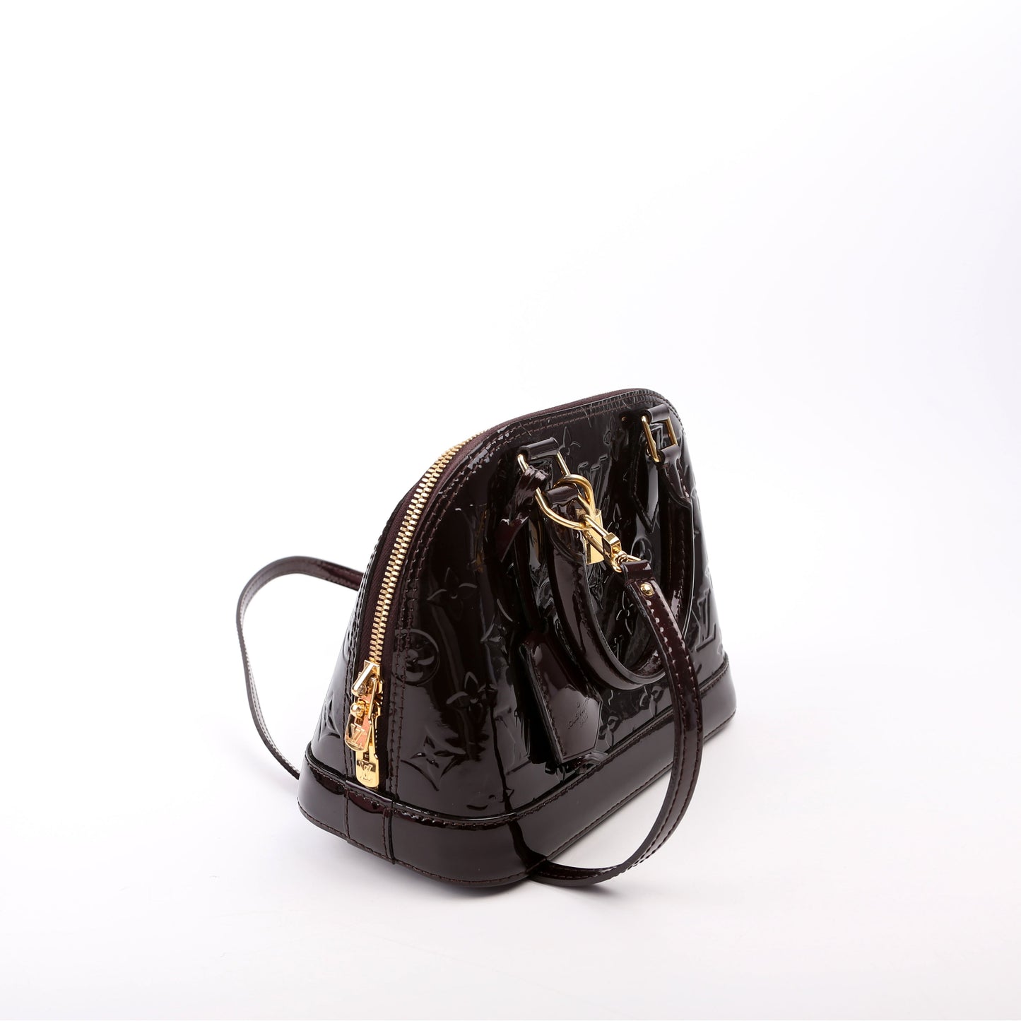 Louis Vuitton Alma BB Vernis Plum