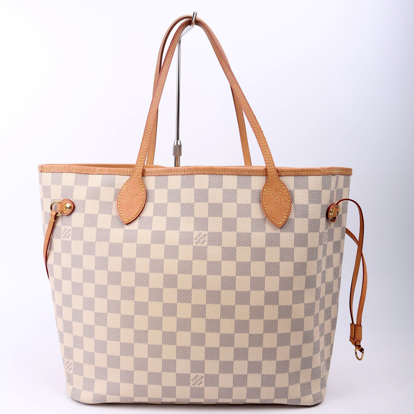 Louis Vuitton Neverfull With Wallet MM Damier Azur