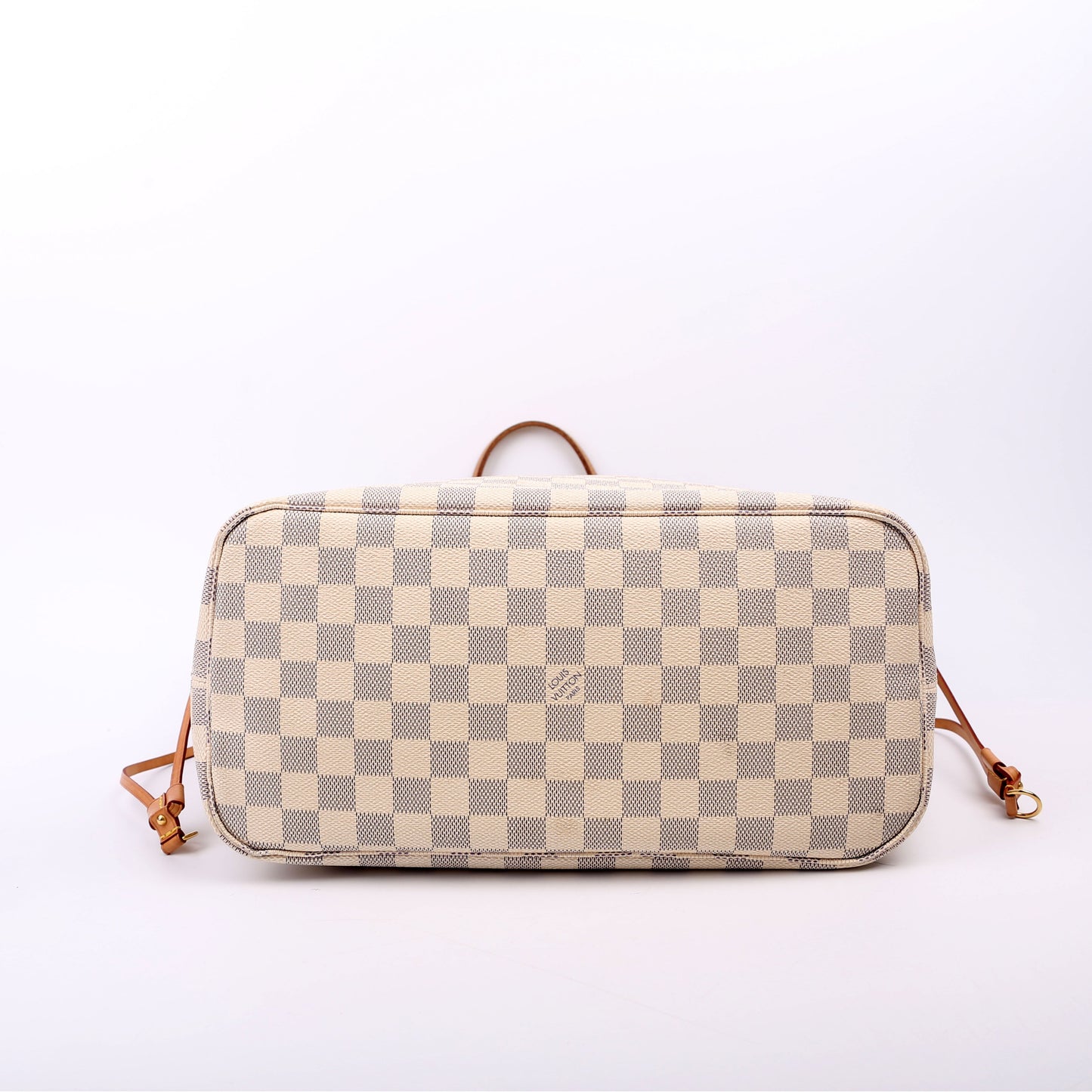 Louis Vuitton Neverfull With Wallet MM Damier Azur