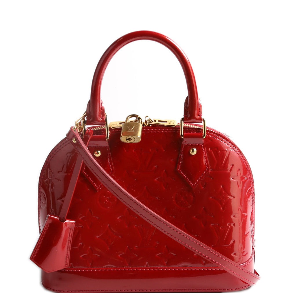 Louis Vuitton Alma BB Vernis Red