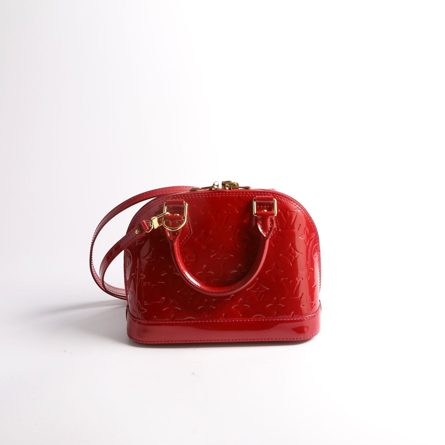 Louis Vuitton Alma BB Vernis Red