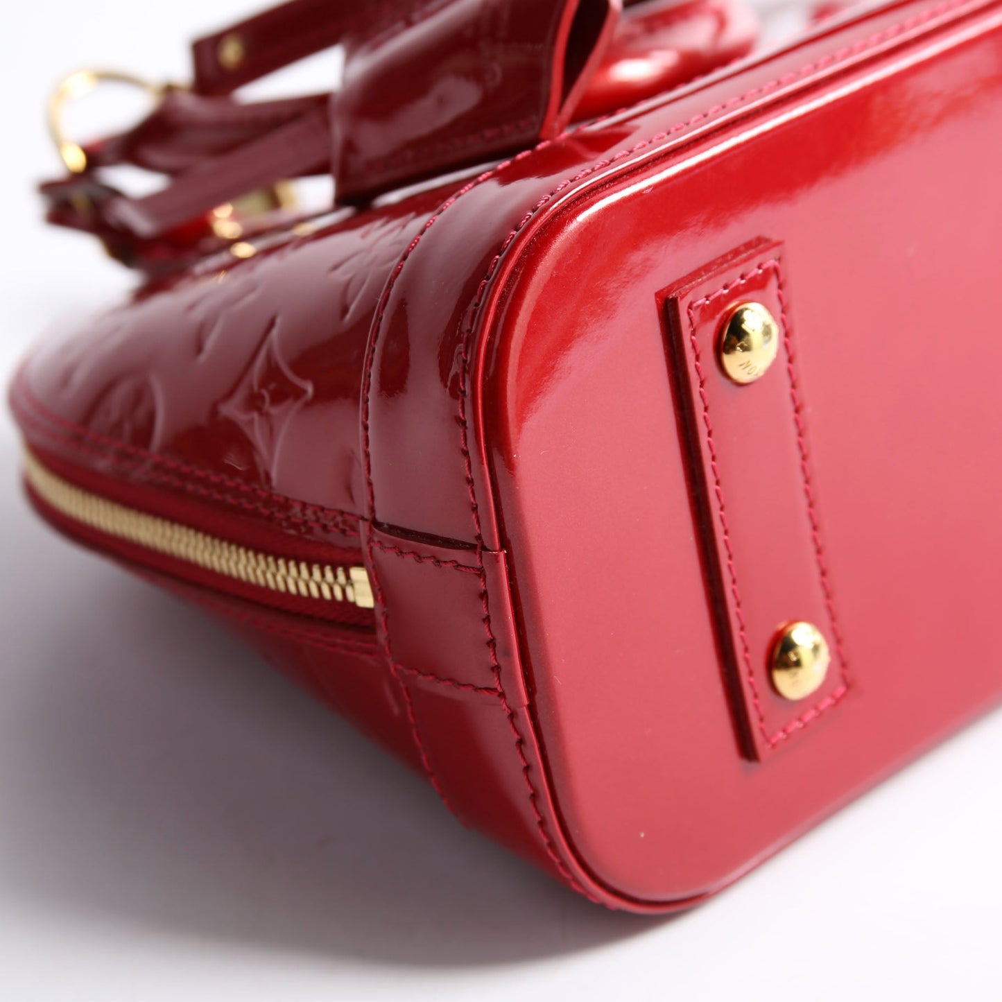 Louis Vuitton Alma BB Vernis Red