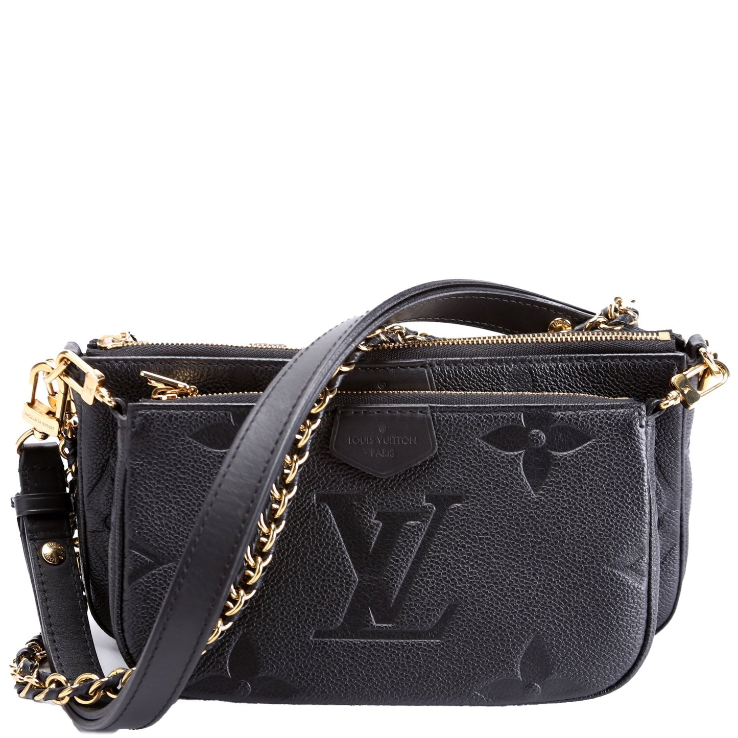 Louis Vuitton Multi Pochette Empreinte Black