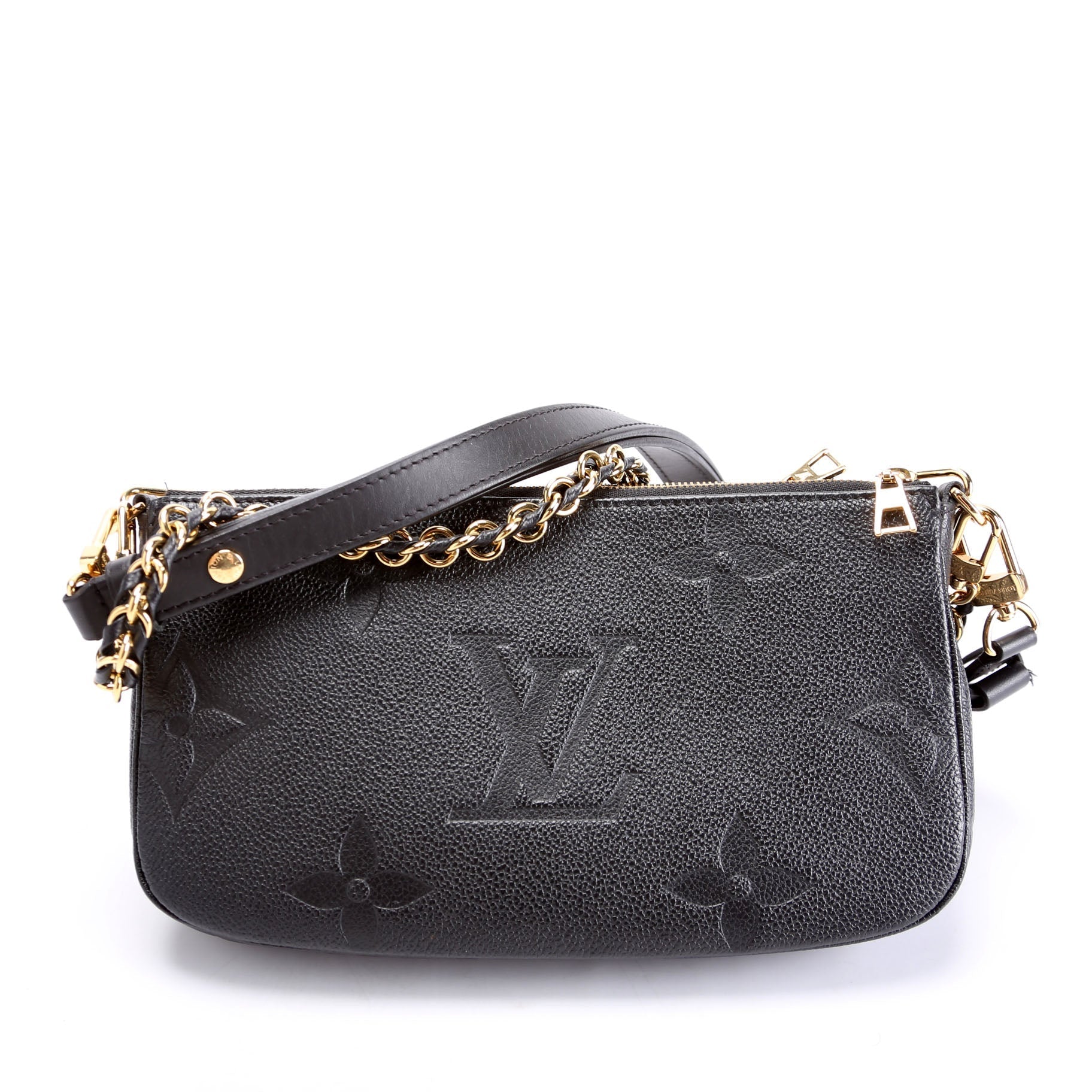 Louis Vuitton Multi Pochette Empreinte Black