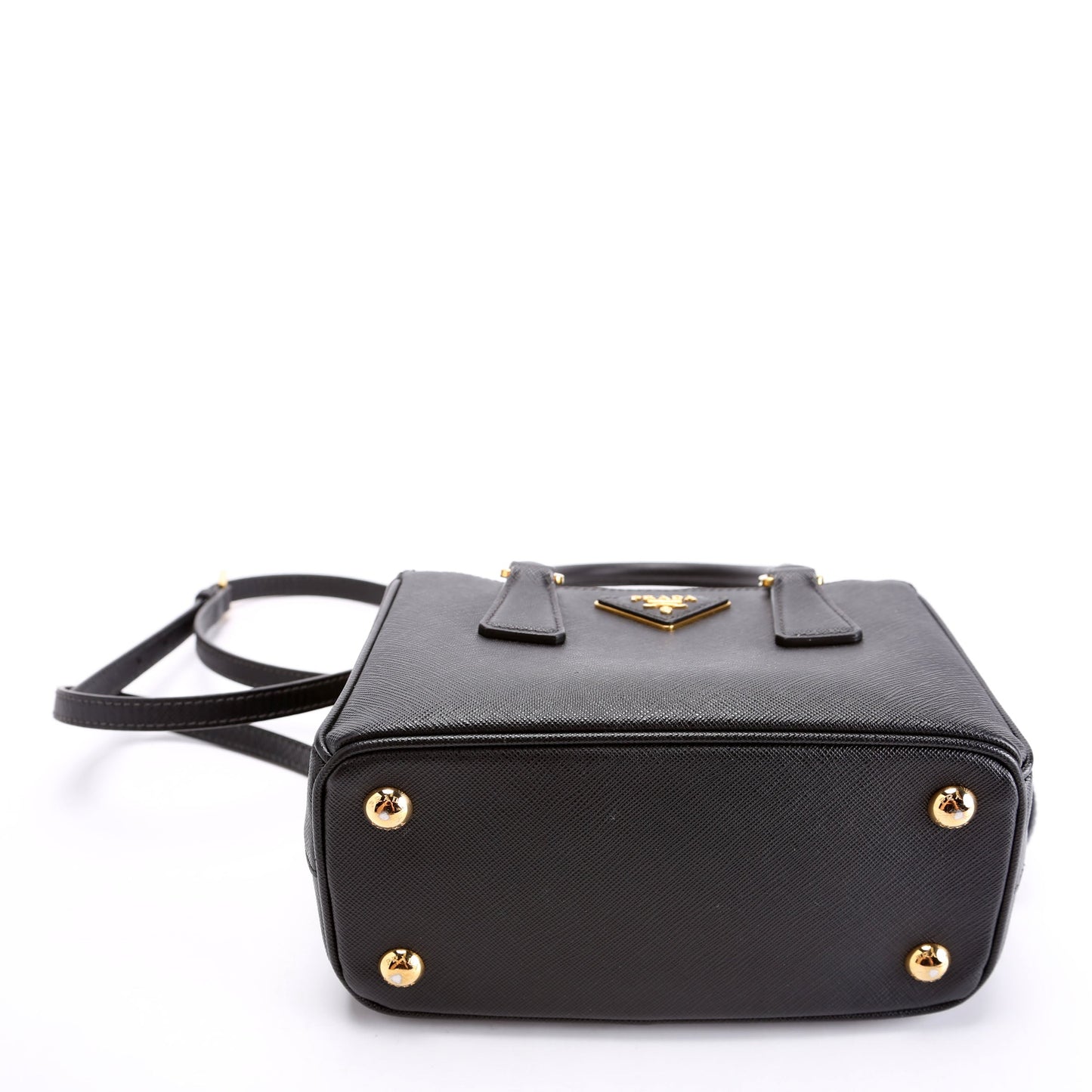 Prada 1BA906 Saffiano Lux Galleria Mini Black Bag