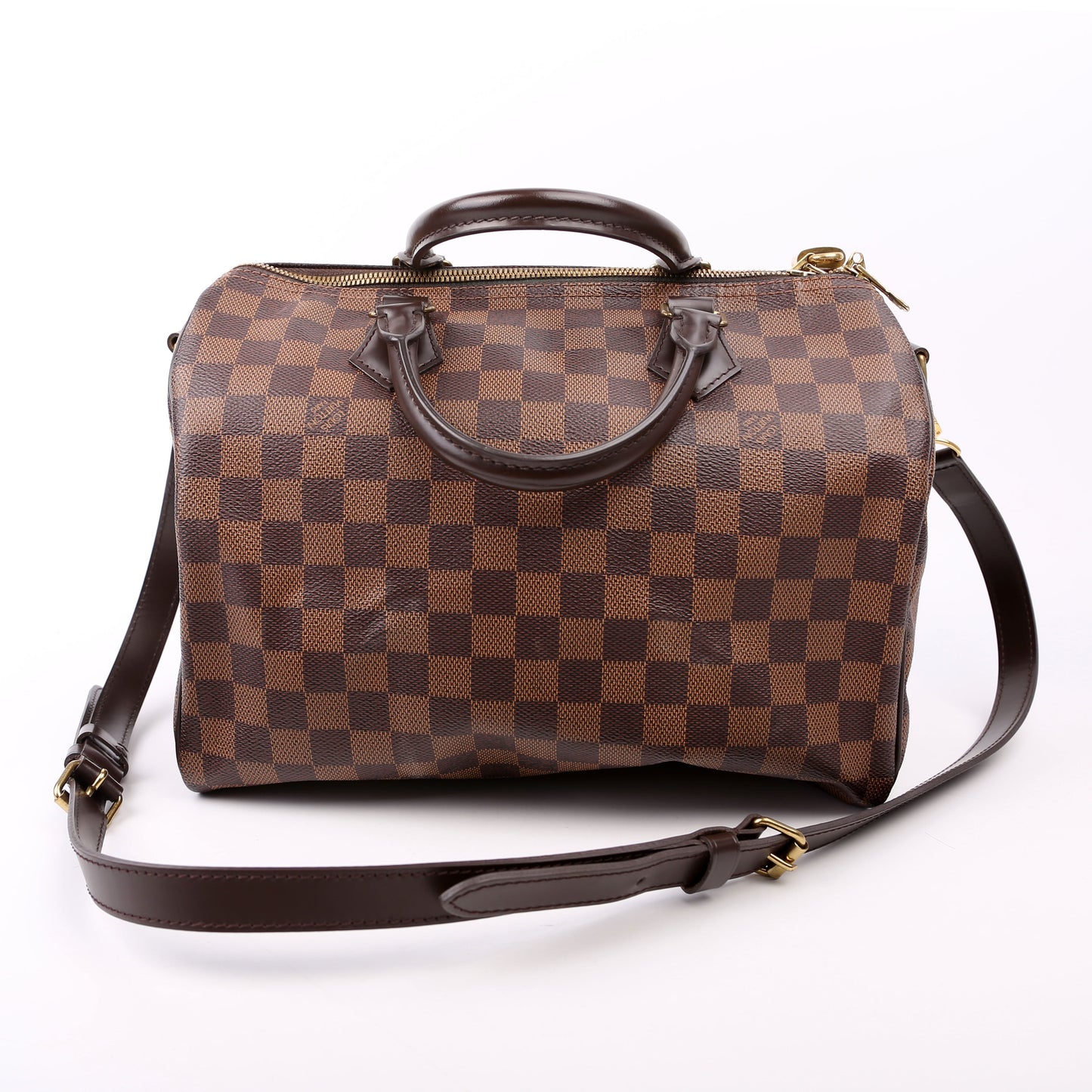 Louis Vuitton Speedy 30 Bandouliere Damier Ebene