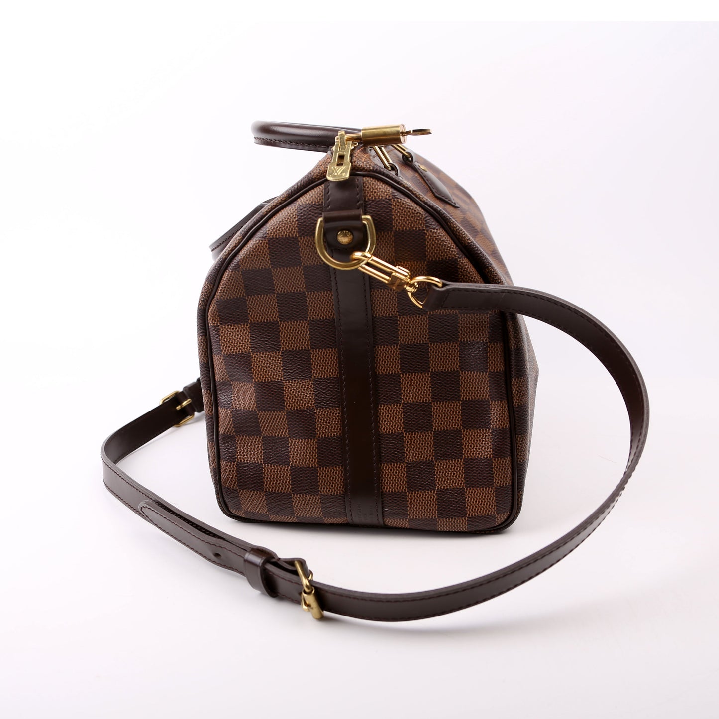 Louis Vuitton Speedy 30 Bandouliere Damier Ebene