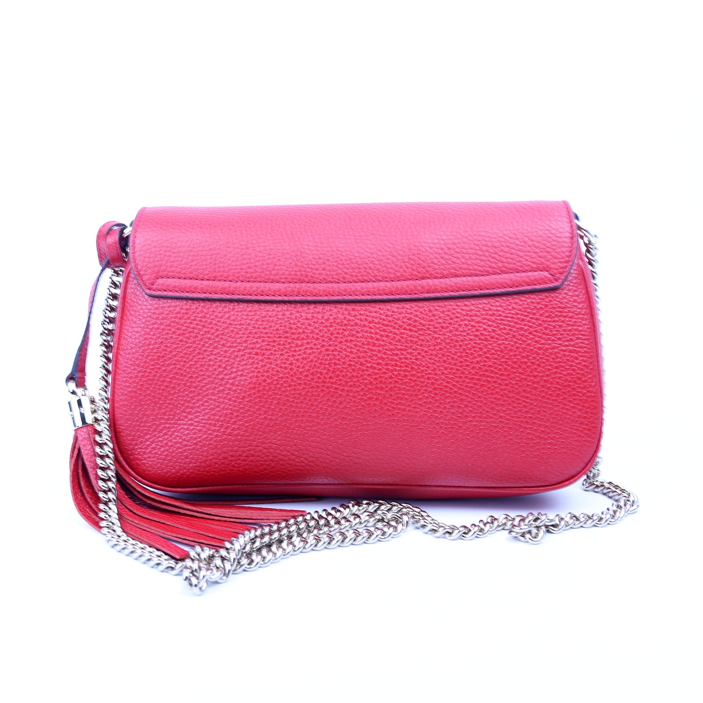 Gucci 336752 Soho Chain Crossbody Medium Red Bag