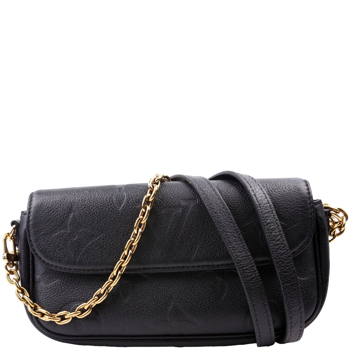 Louis Vuitton Ivy Wallet On Chain Empreinte Black