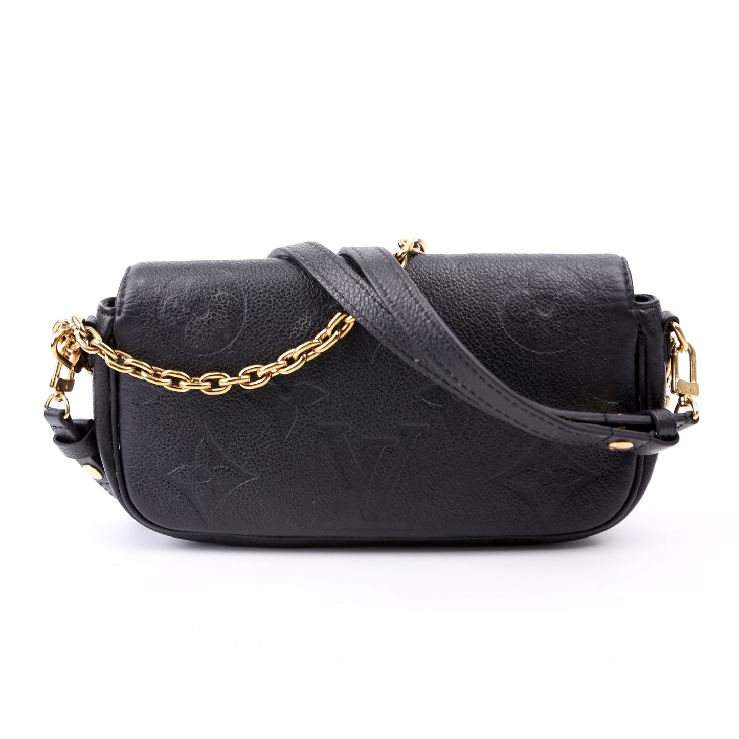 Louis Vuitton Ivy Wallet On Chain Empreinte Black