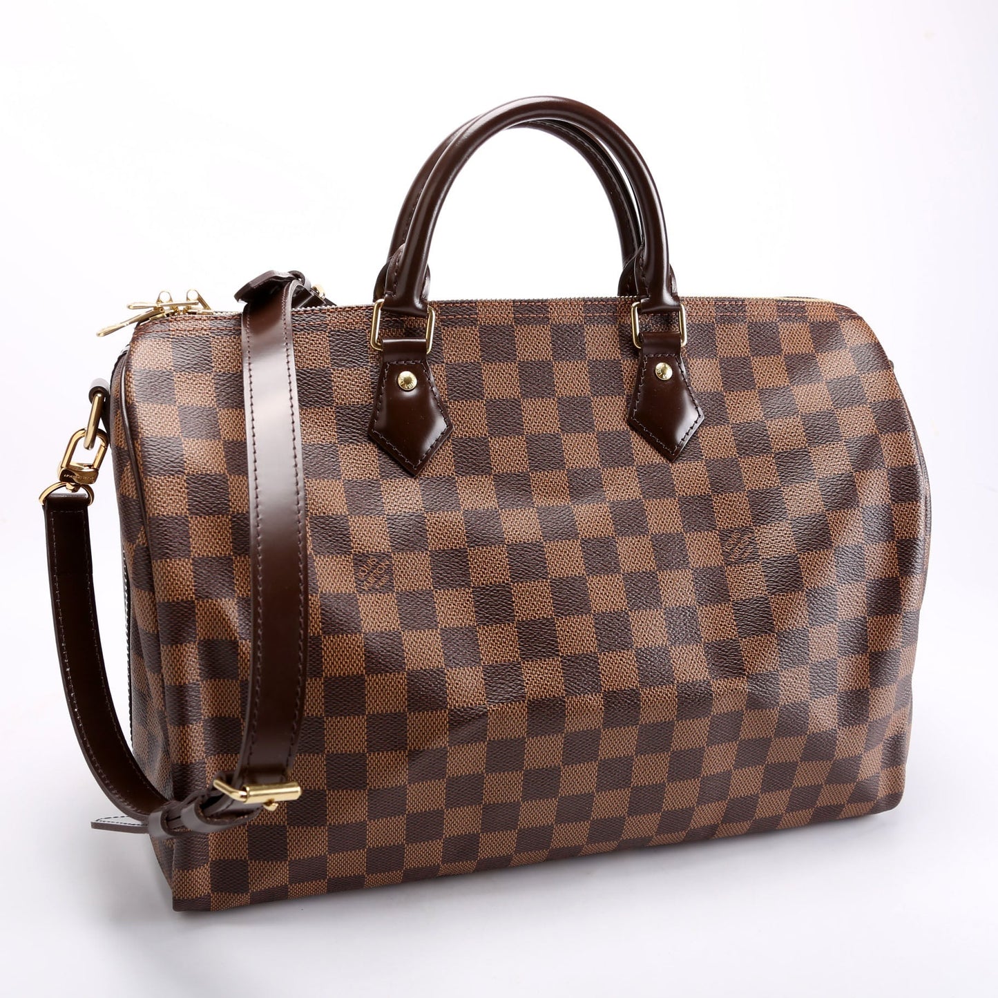 Louis Vuitton Speedy 35 With Strap Ebene