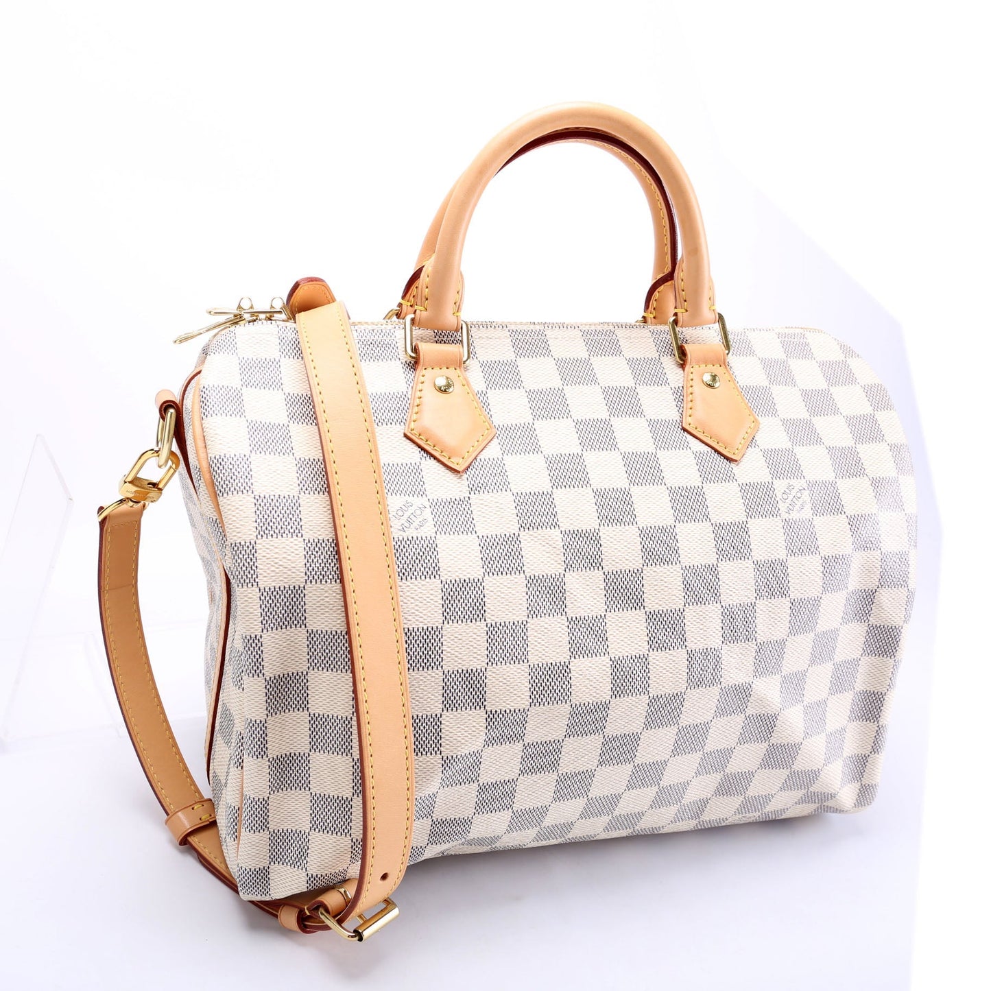 Louis Vuitton Speedy 30 Bandouliere Damier Azur