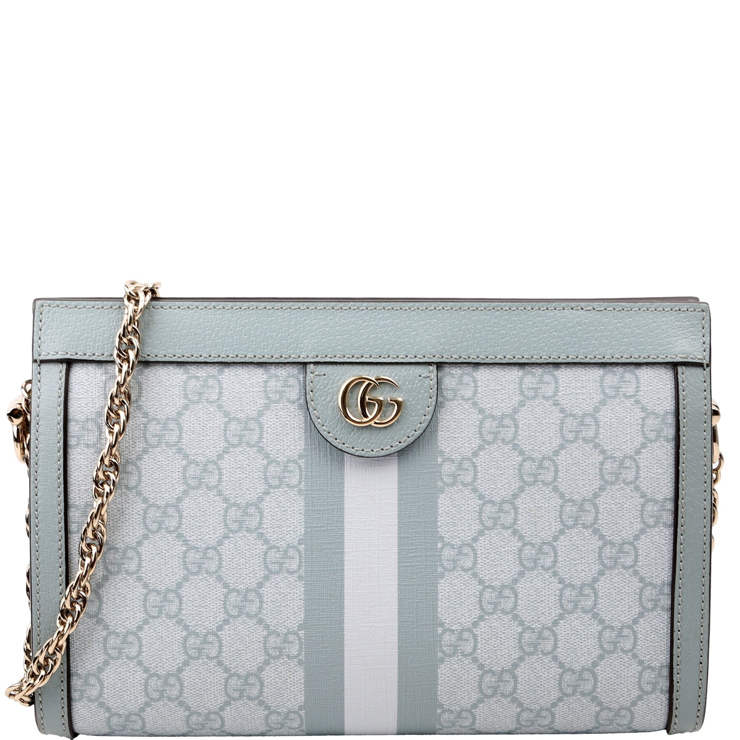 Gucci 503877 GG Supreme Ophidia Small Chain Blue Bag