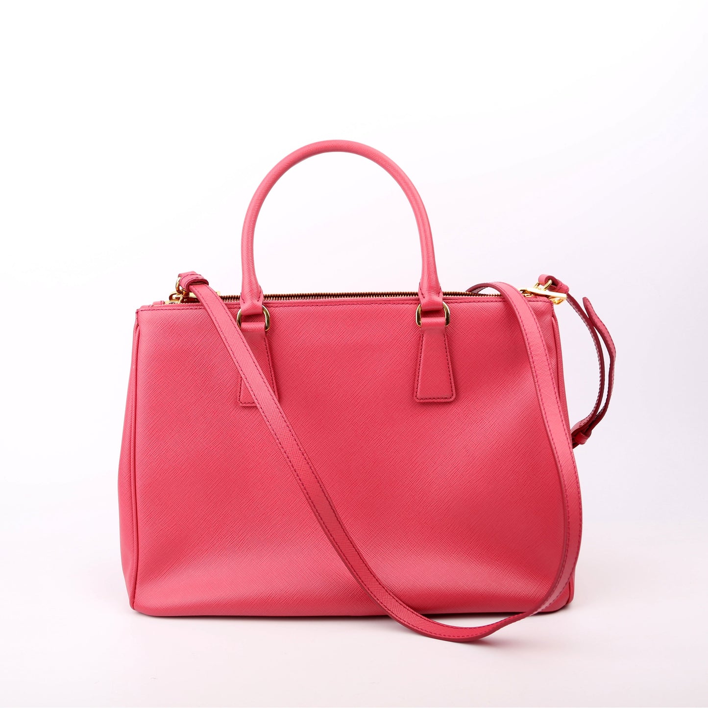 Prada Saffiano Galleria Medium Pink Bag