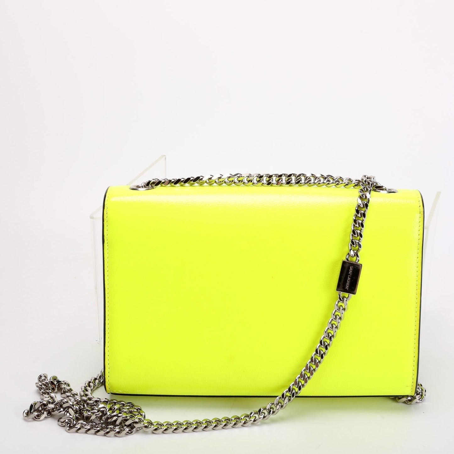 Saint Laurent Kate Satchel Grain Small 354121/469390 Neon Yellow Bag