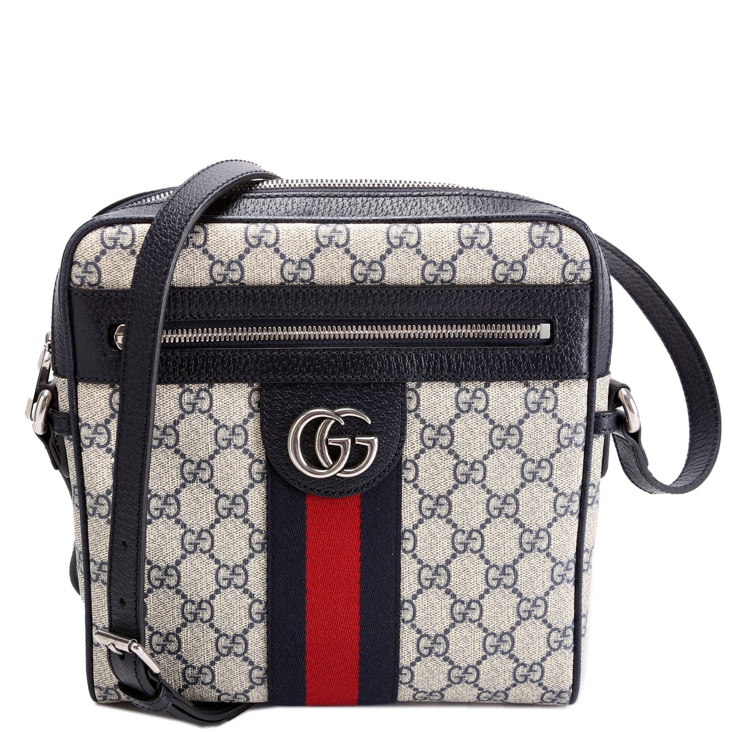 Gucci 547926 Ophidia Messenger Navy/Beige Bag
