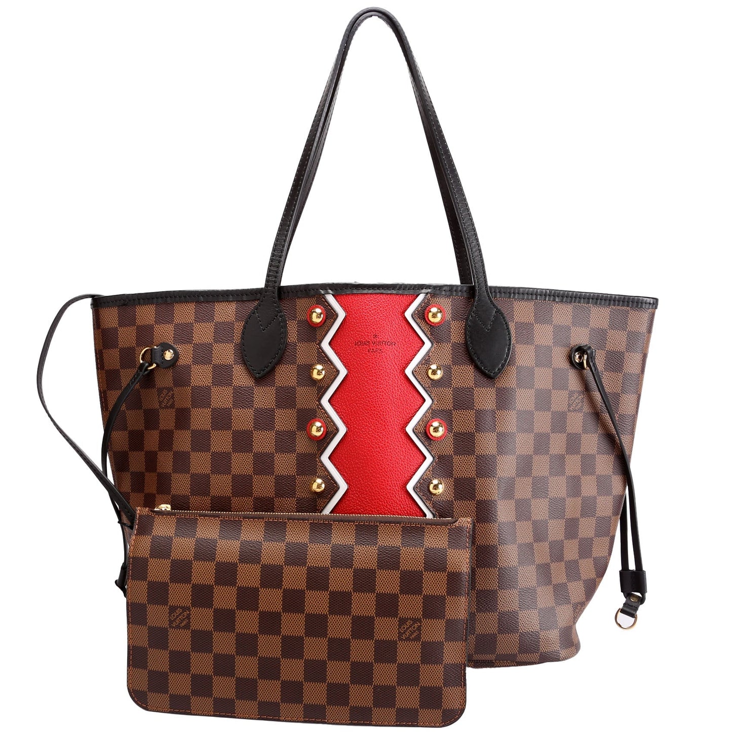 Louis Vuitton Neverfull With Wallet MM Karakoram Ebene