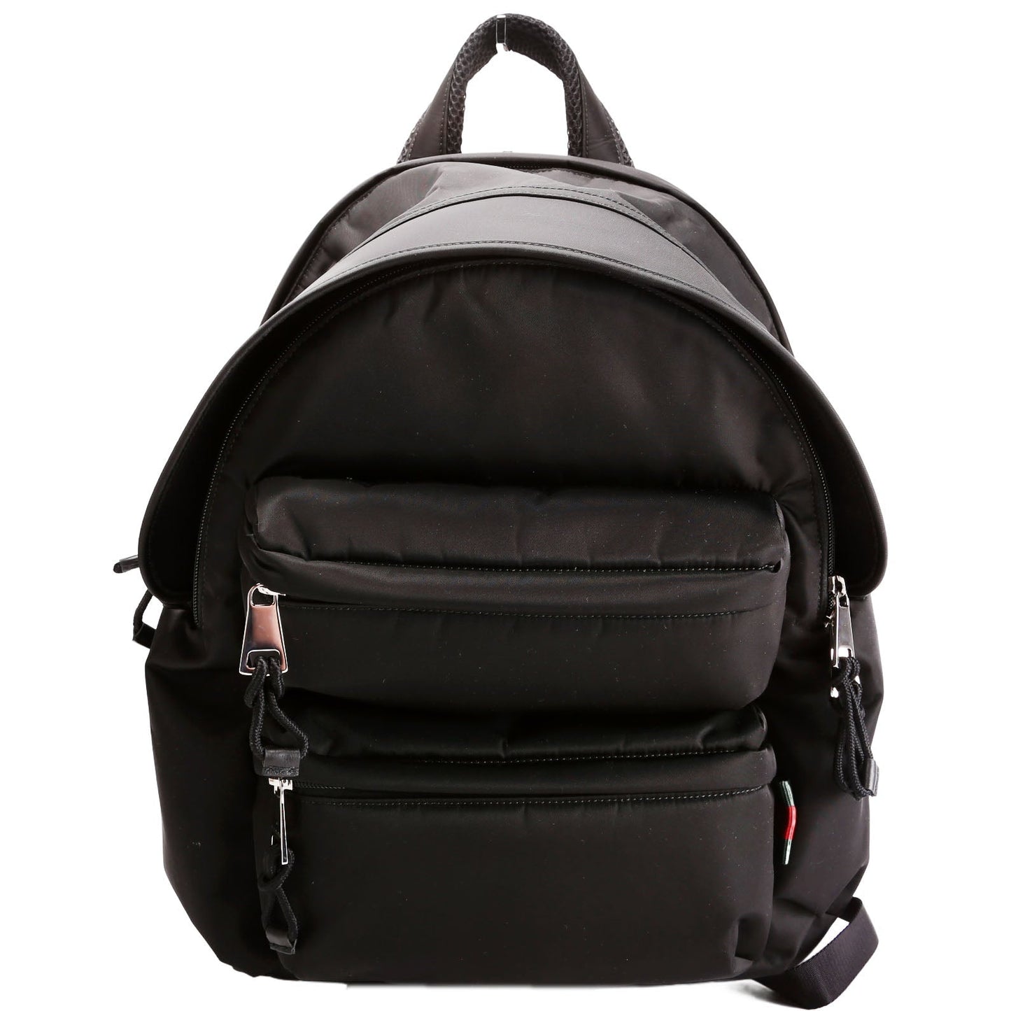 Gucci 800265 Logo Nylon Backpack Medium Black Bag