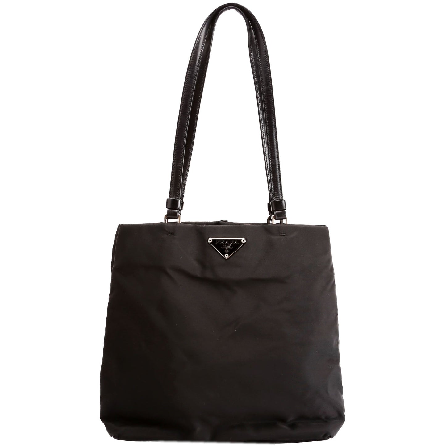 Prada B11214 Tessuto Nylon Mini Tote Black Bag