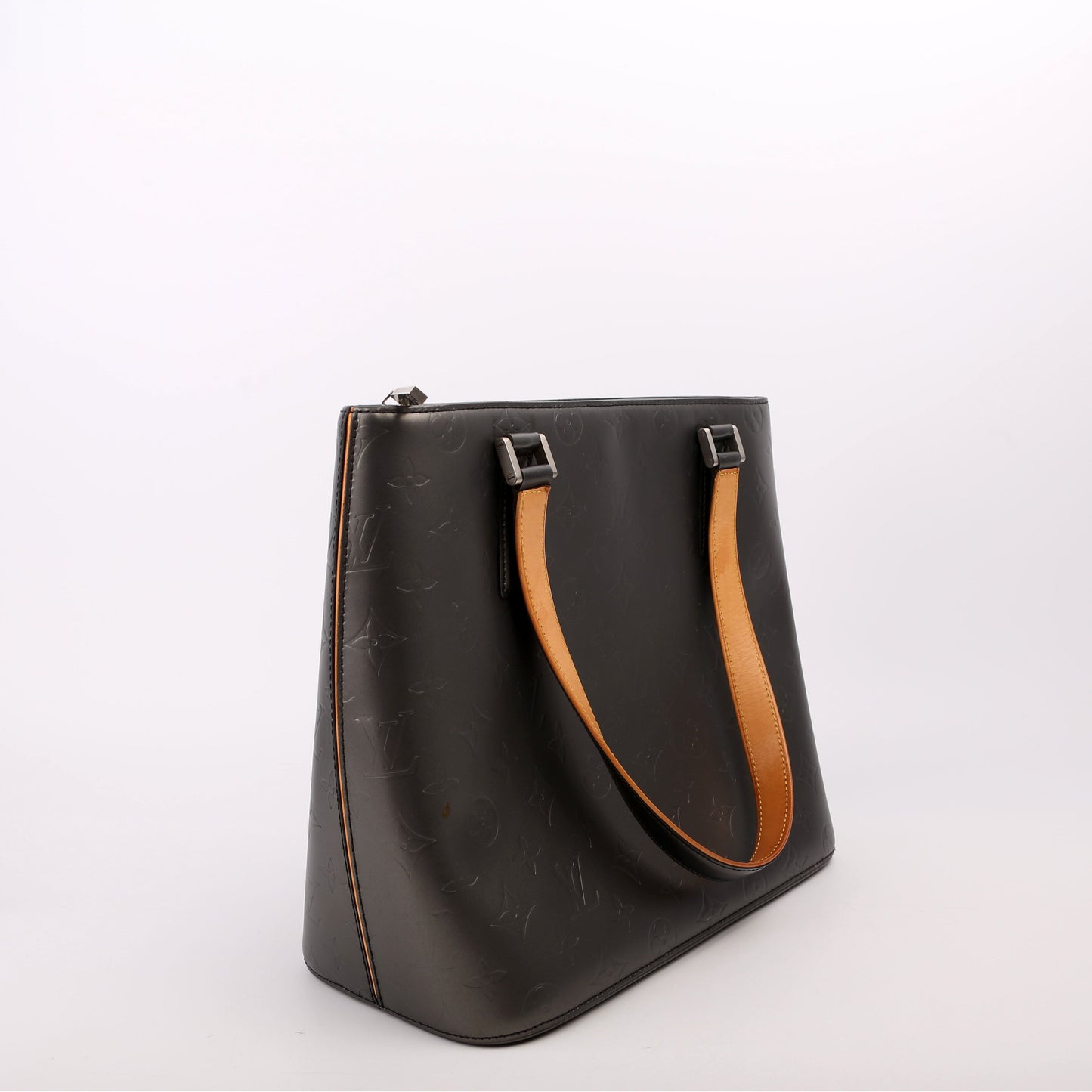 Louis Vuitton Stockton Monogram Matte Leather Gray
