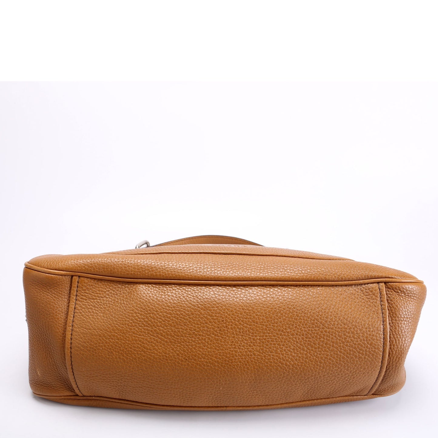 Prada Vitello Daino Small Hobo Vintage Brown Bag