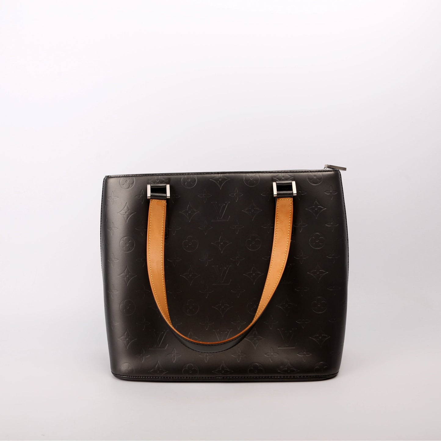 Louis Vuitton Stockton Monogram Matte Leather Gray