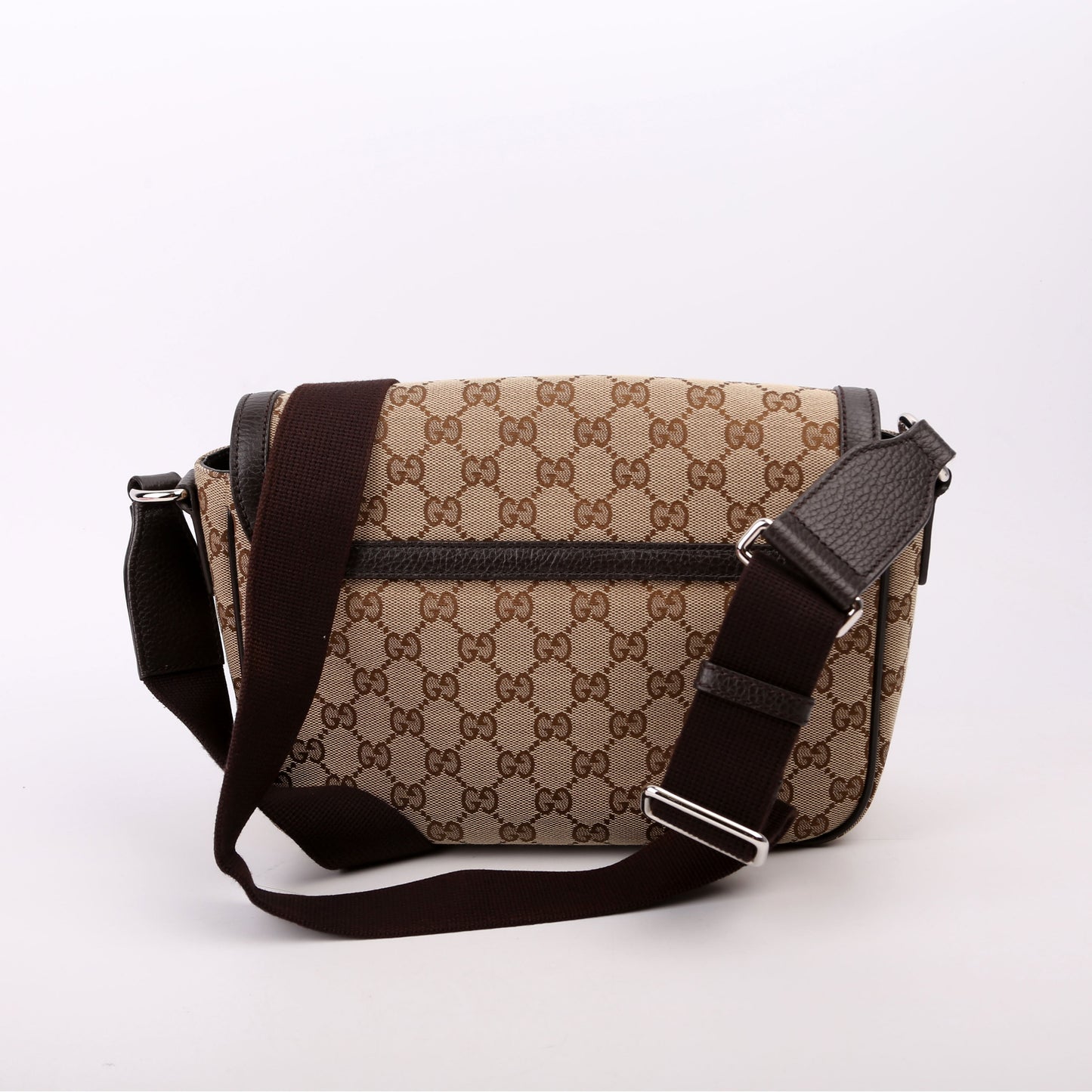 Gucci 449172 GG Canvas Messenger Bag