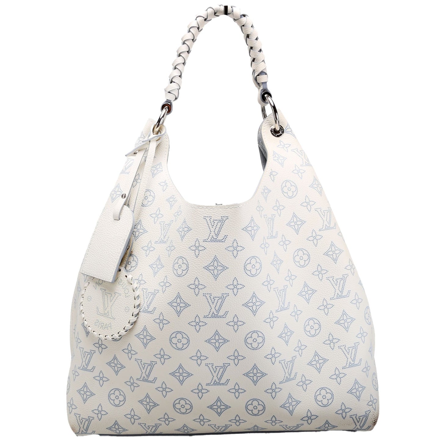 Louis Vuitton Carmel Mahina White/Light Blue