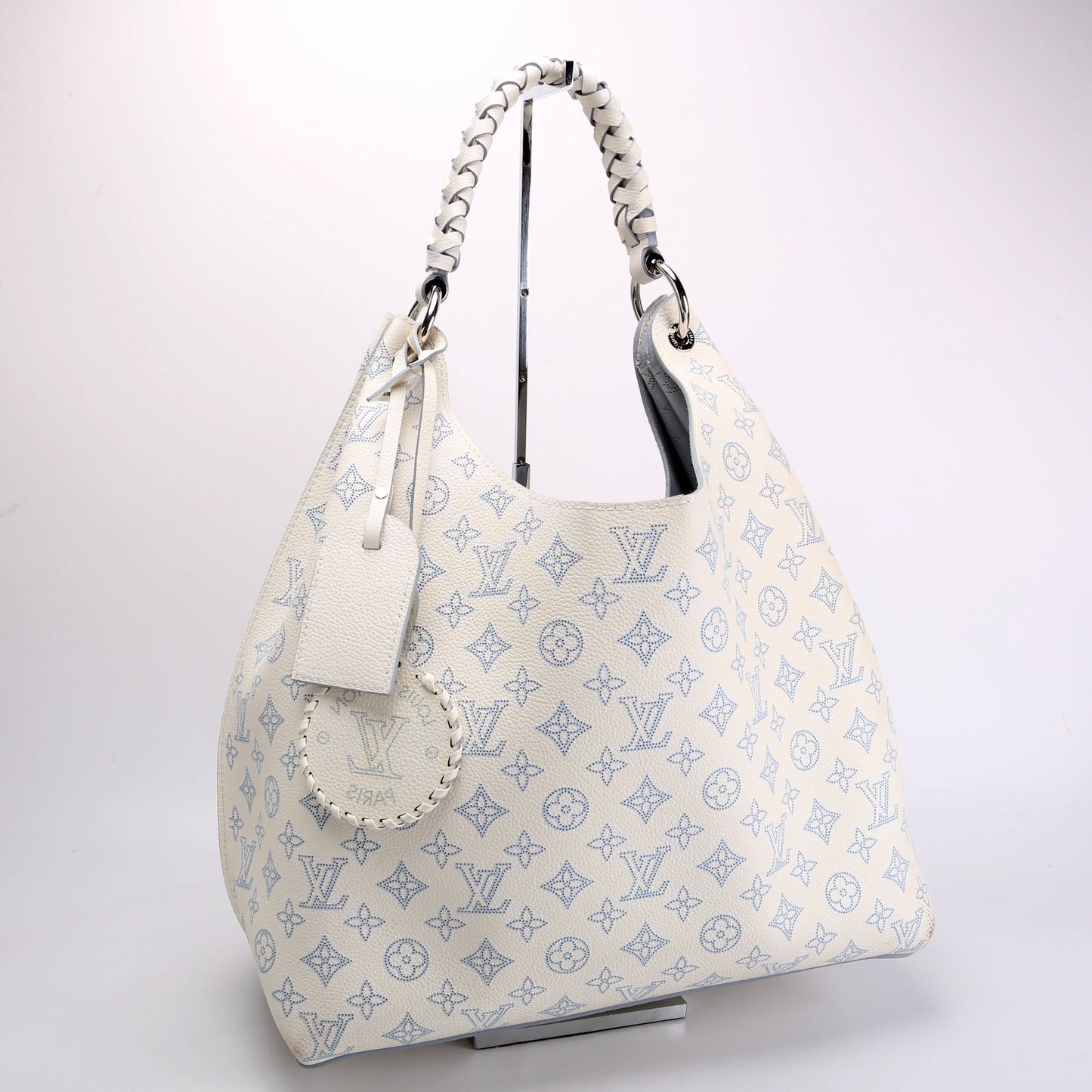 Louis Vuitton Carmel Mahina White/Light Blue