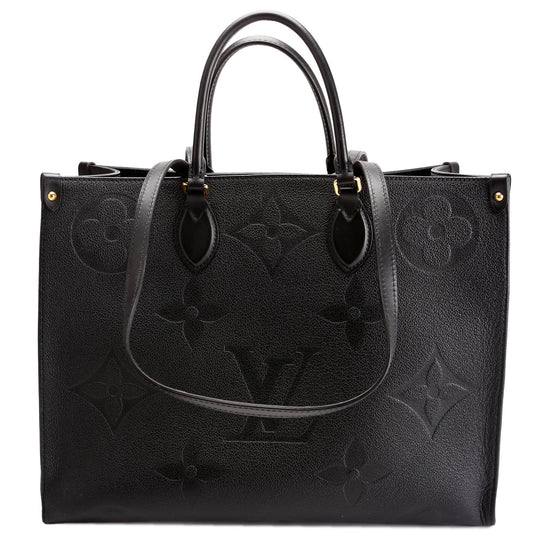 Louis Vuitton Onthego GM Empreinte Black/Yelllow