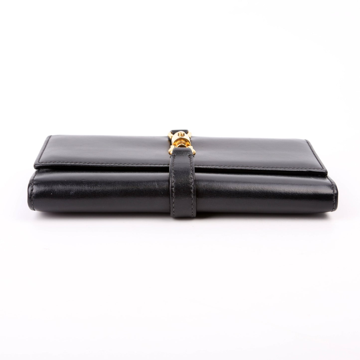 Gucci 652681 Jackie 1961 Chain Wallet Black Bag