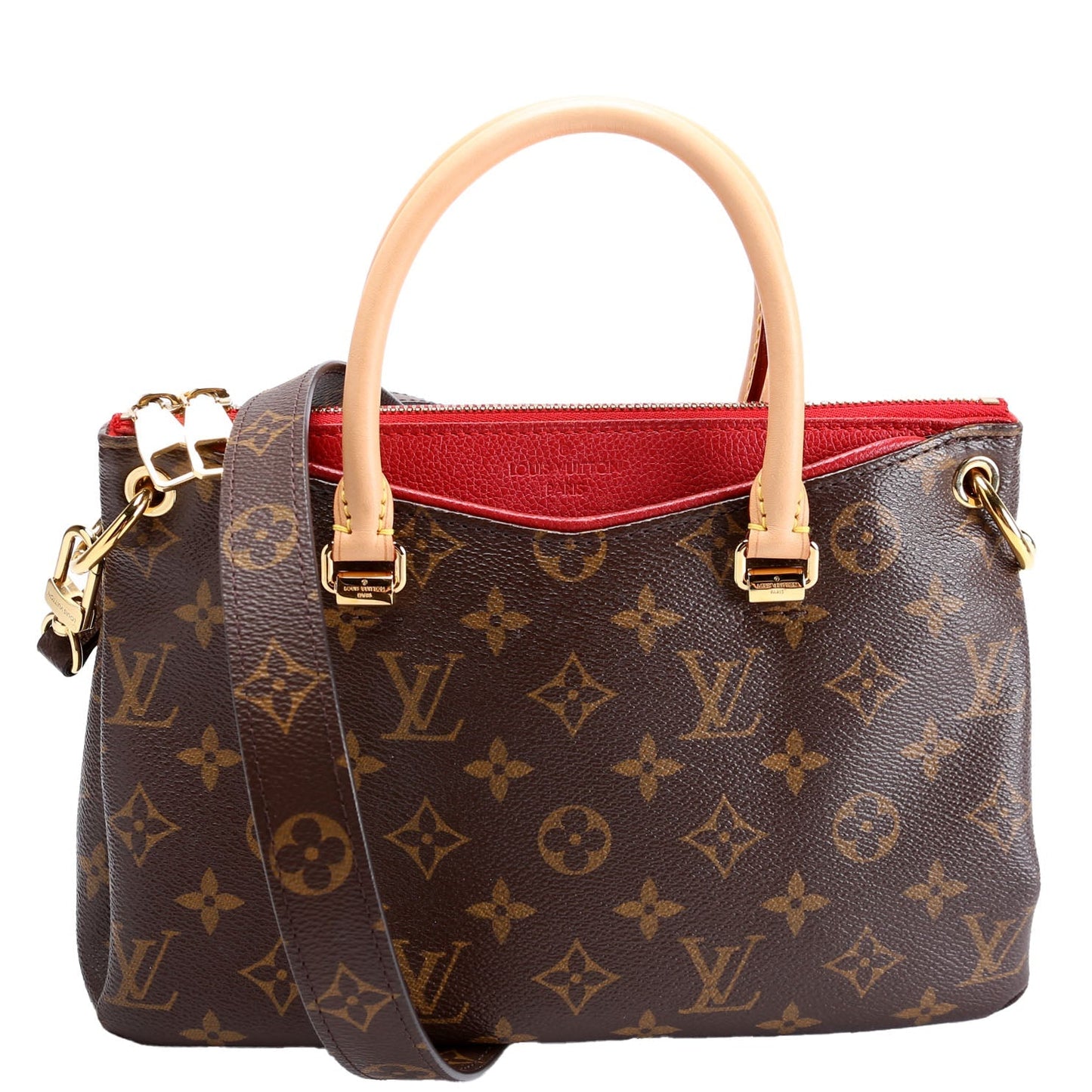 Louis Vuitton Pallas BB Monogram Brown/Red