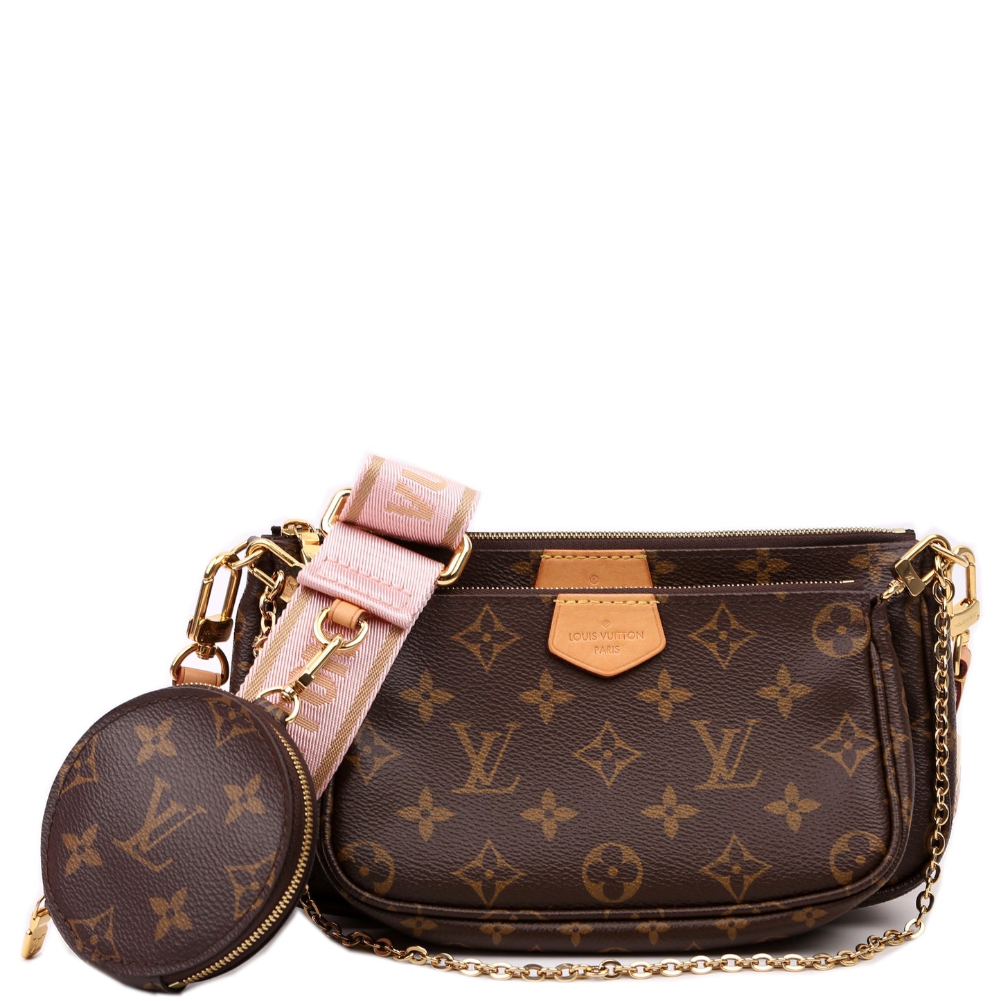 Louis Vuitton Multi Pochette Monogram Pink