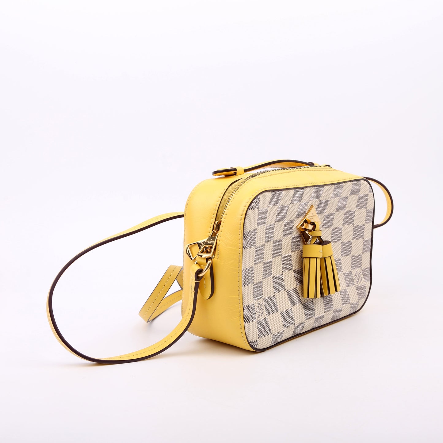 Louis Vuitton Saintonge Damier Azur Yellow